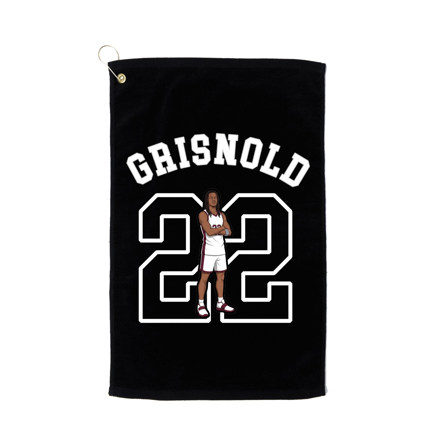 Golf Towel — Shirsey Arch in Black