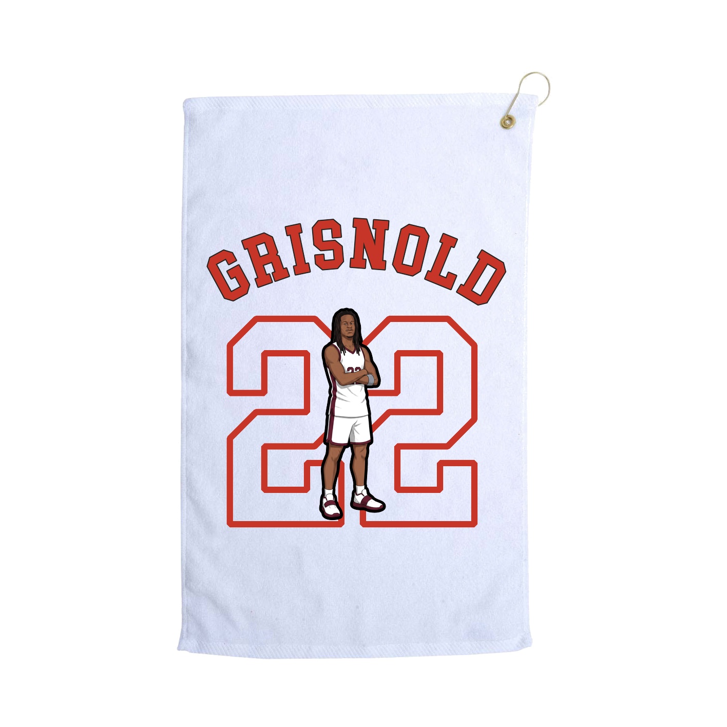 Golf Towel — Shirsey Arch in White