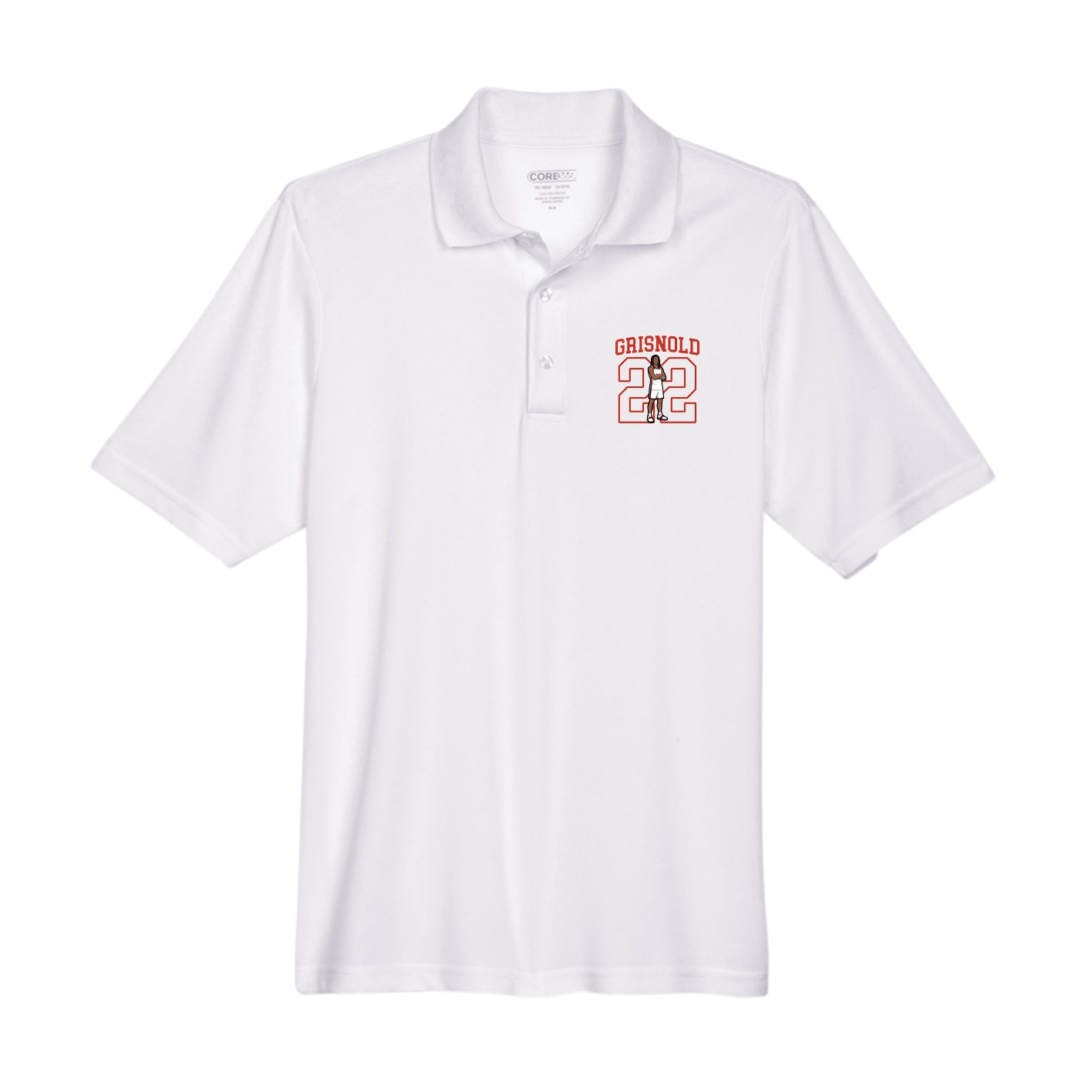 Performance Polo — Shirsey in White