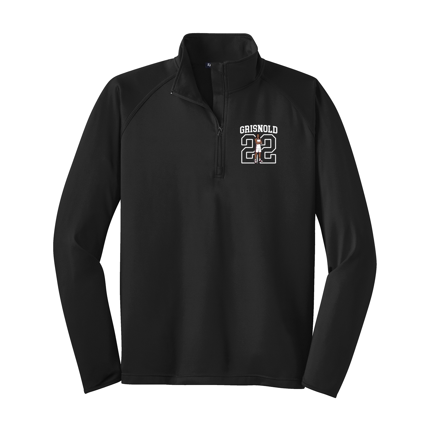 Q-Zip Pullover — Shirsey in Black