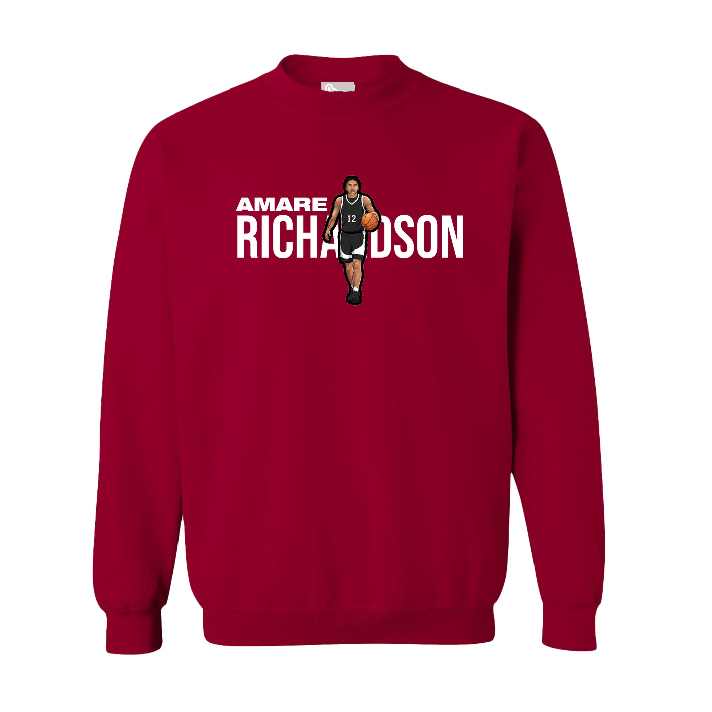 Fleece Crew — Player Name in Cardinal