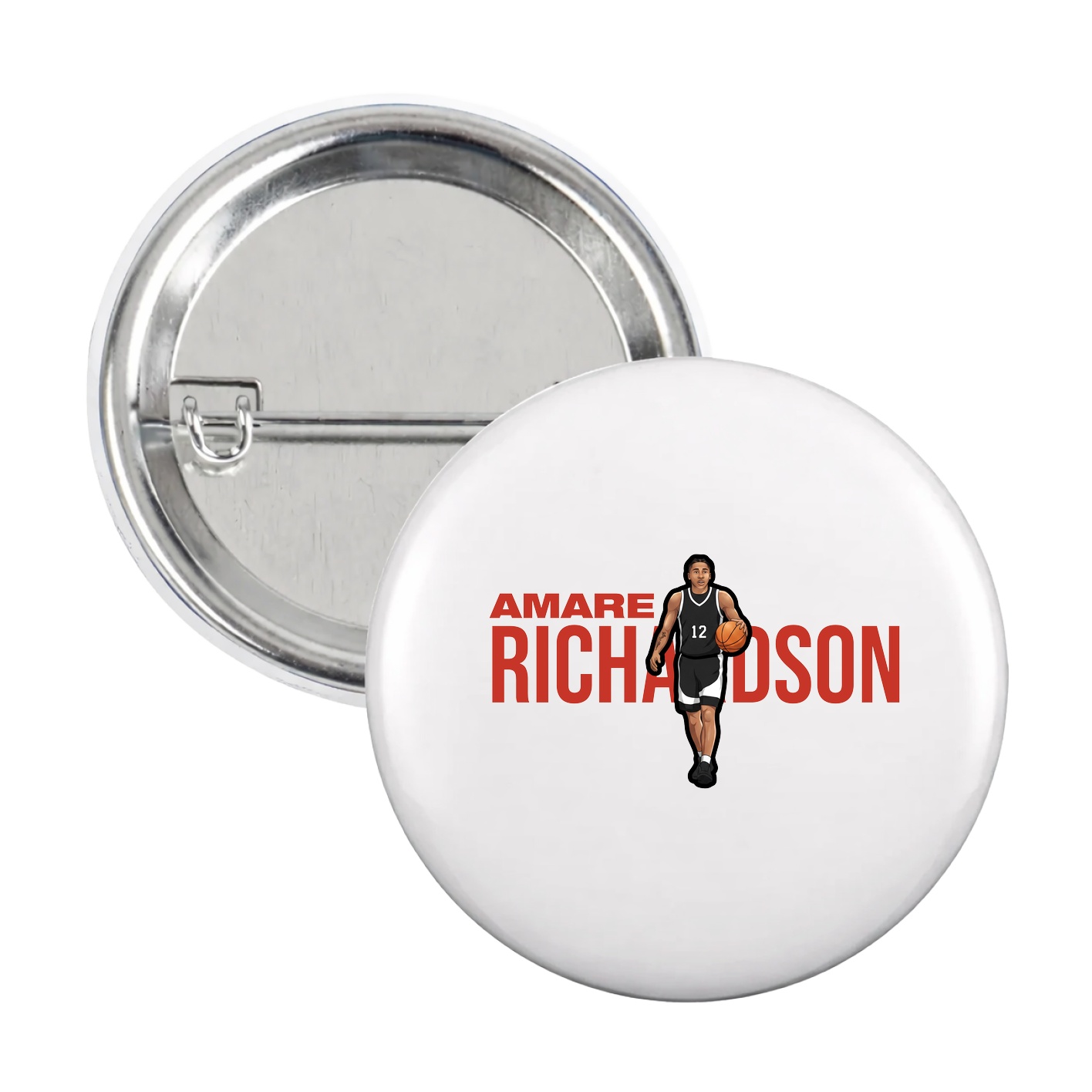 Game Day Button — Player Name in White