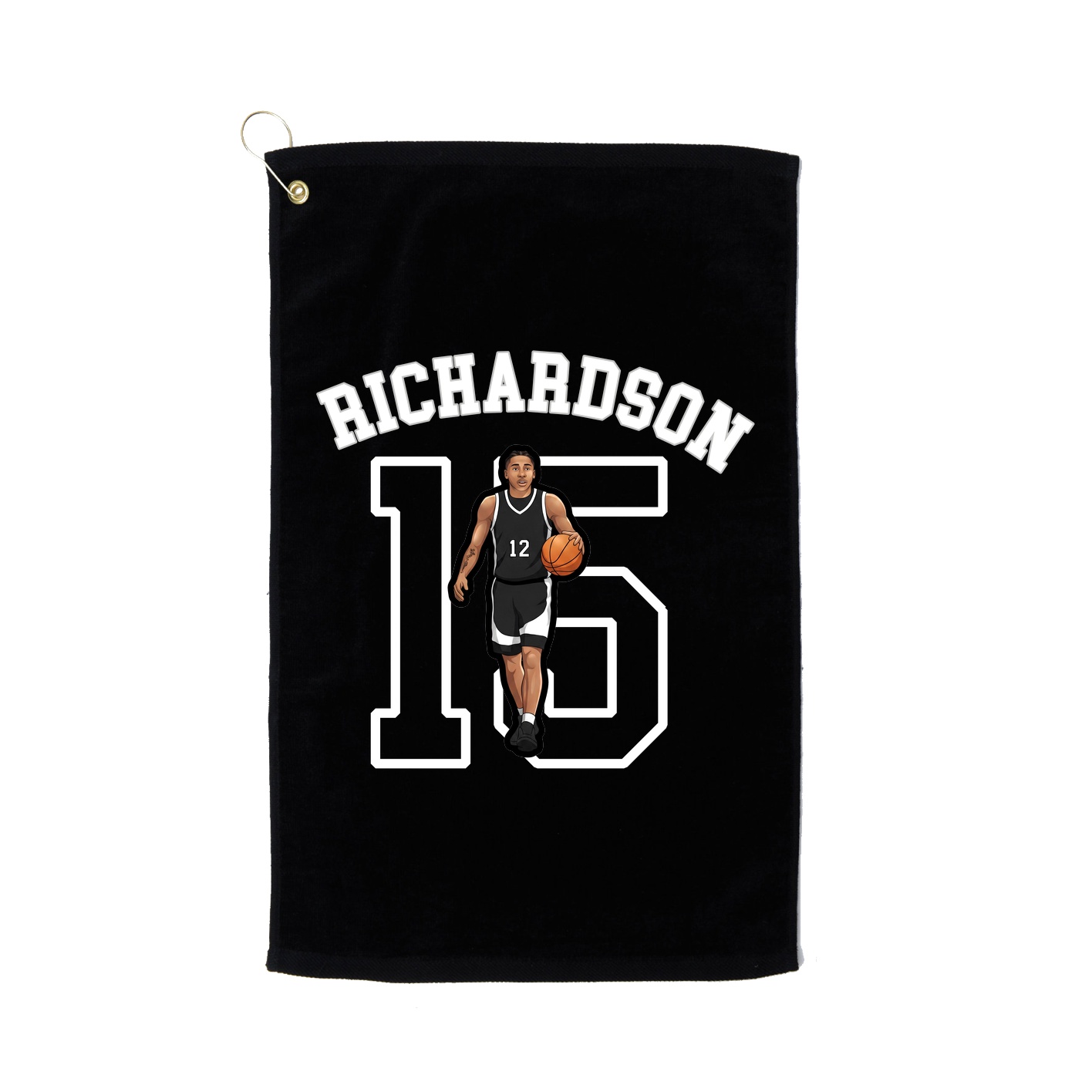 Golf Towel — Shirsey Arch in Black