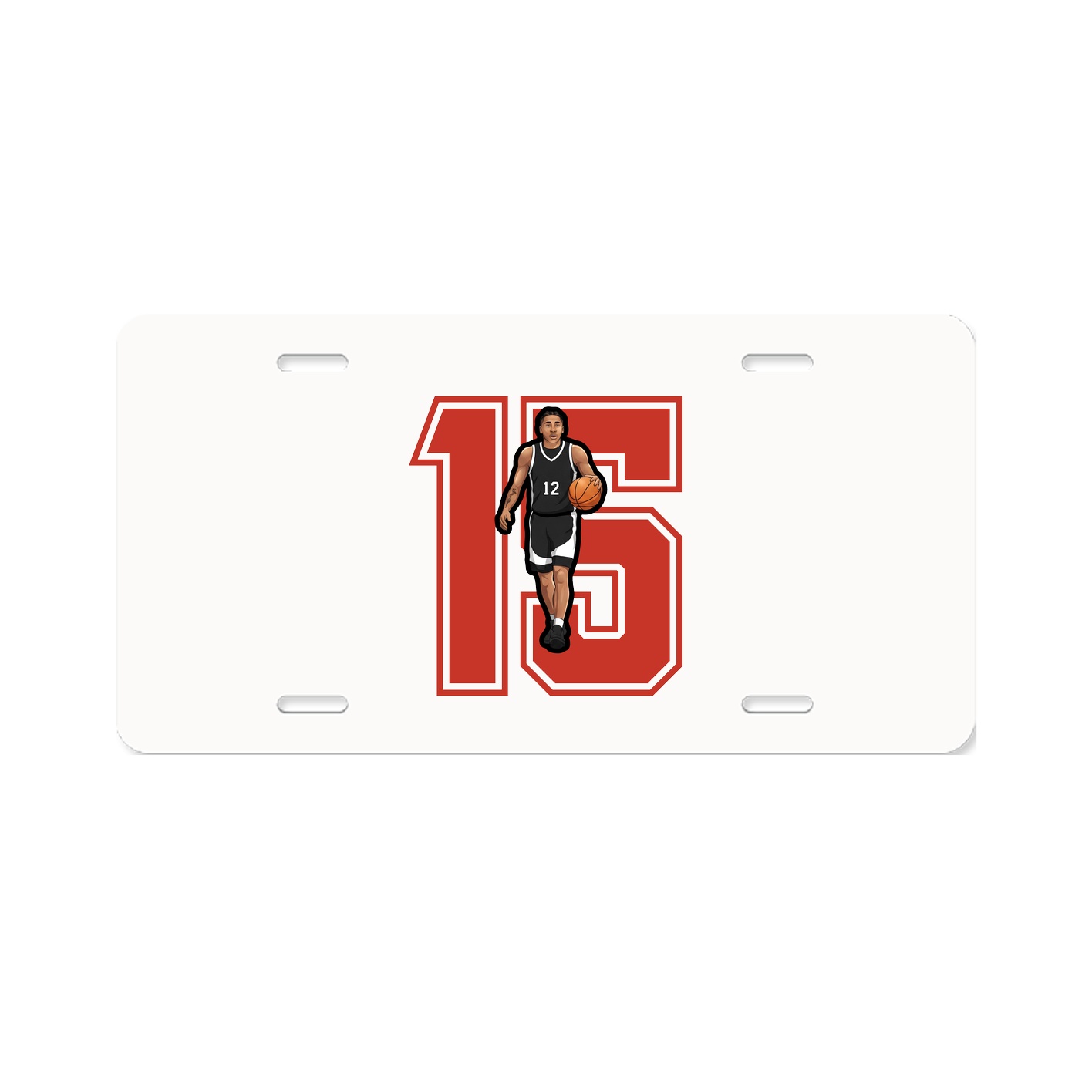 License Plate — Number in Classic