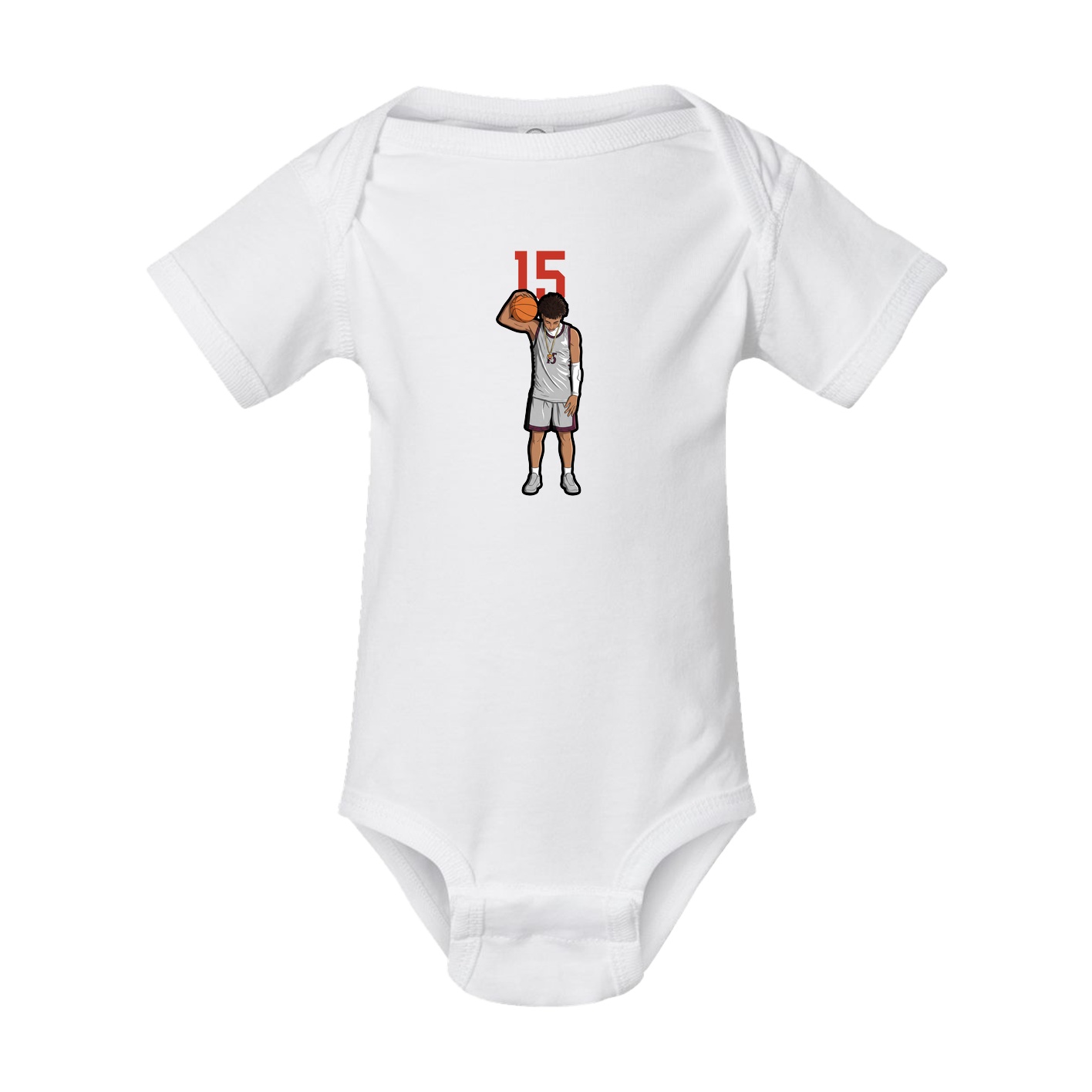 Baby Onesie — Number Top in White