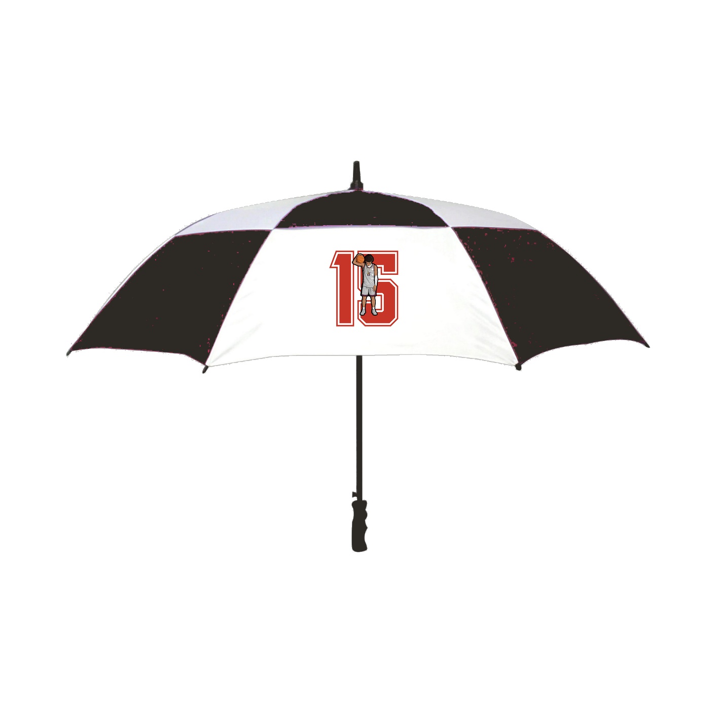Golf Umbrella — Number in Black