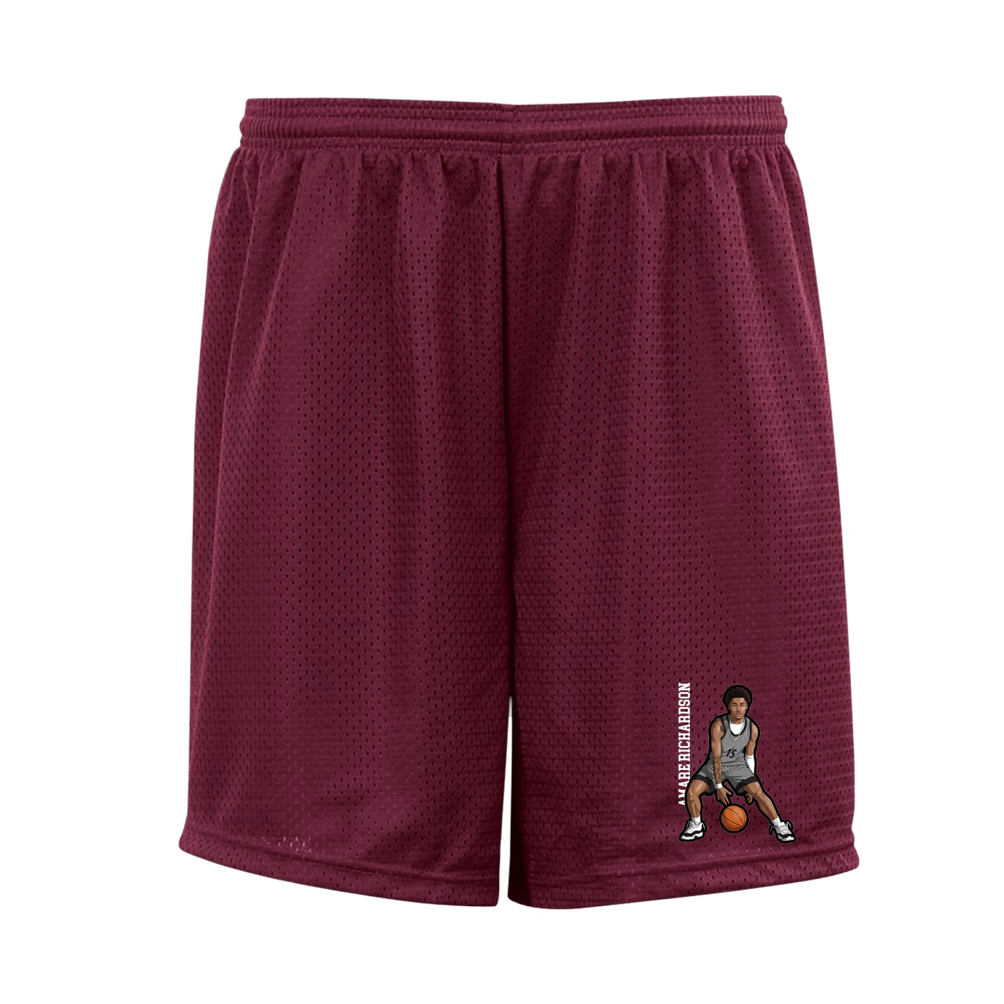Shorts — Name Vertical in Cardinal