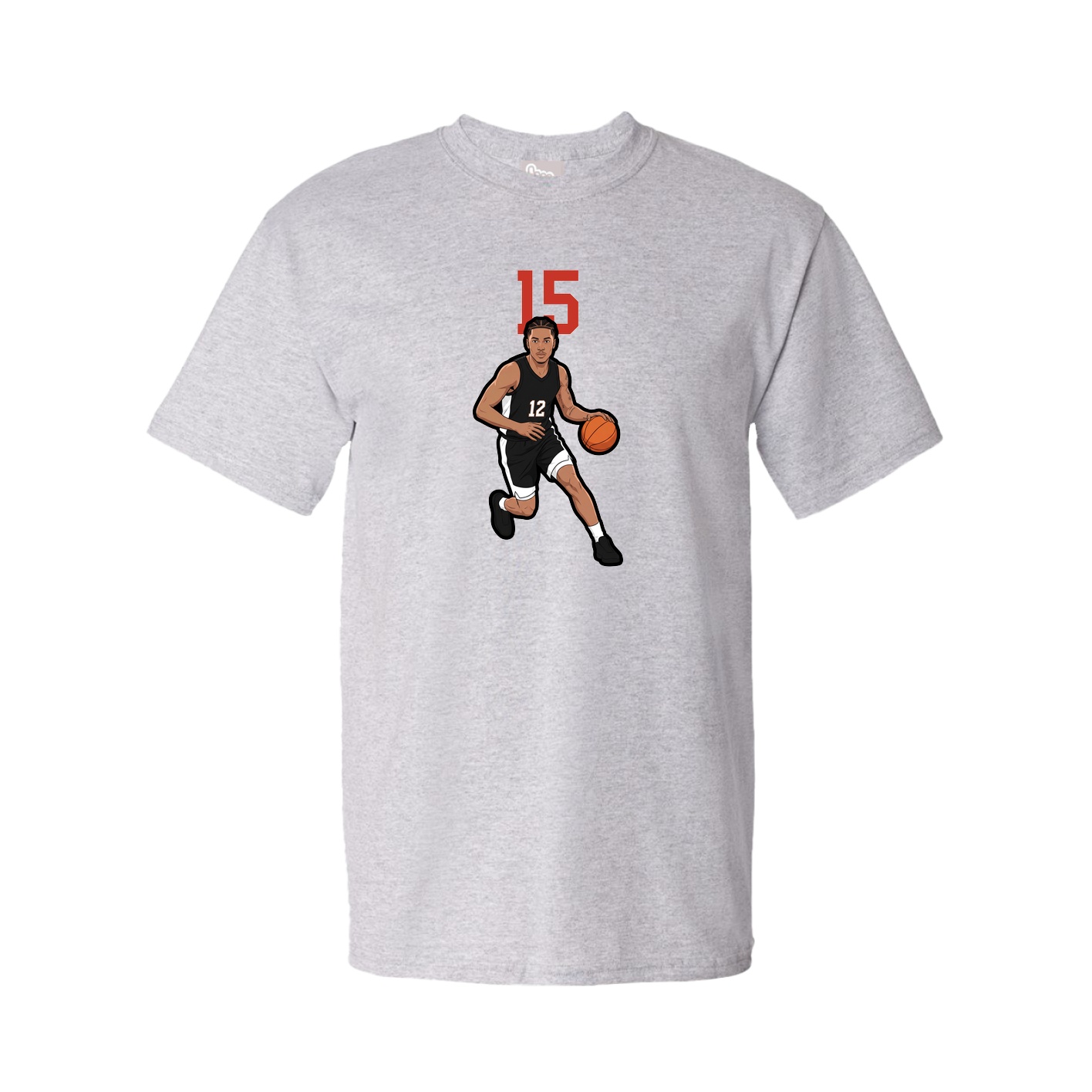 Tee — Number Top in Grey