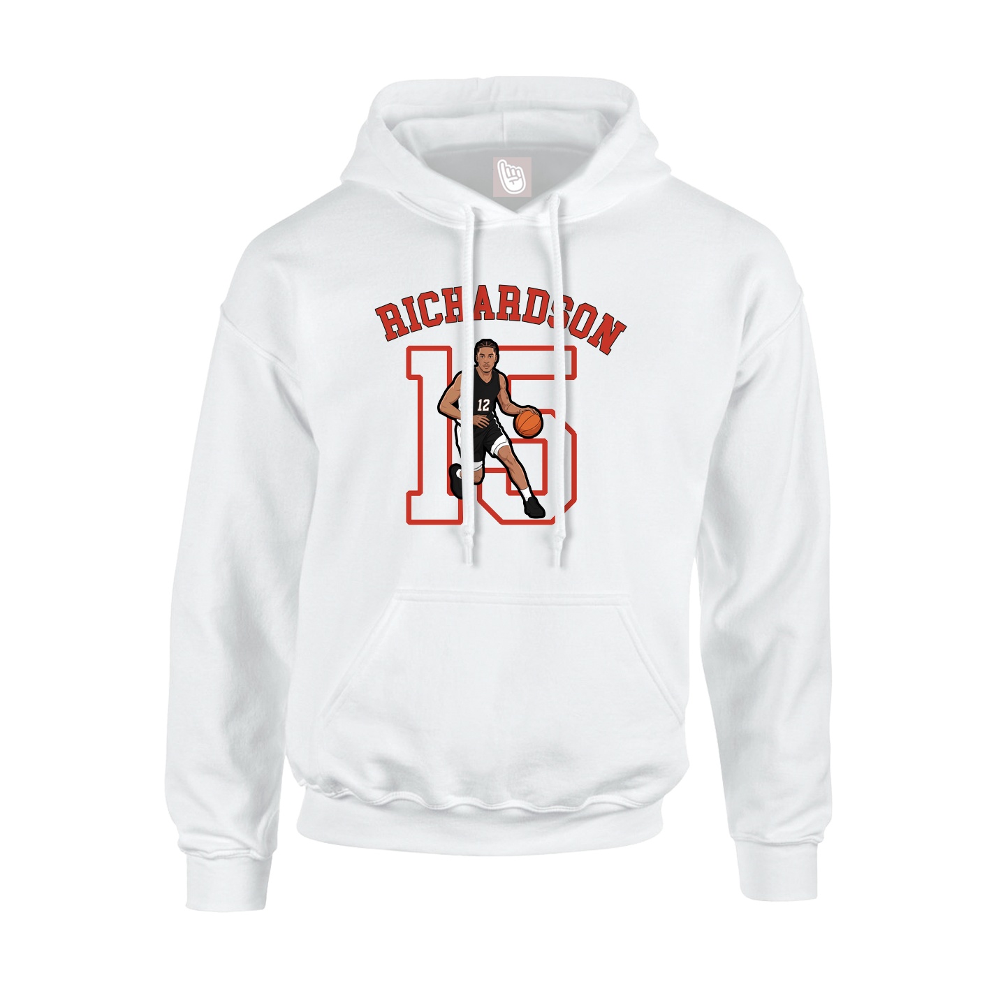 Youth Hoodie — Shirsey Arch in White