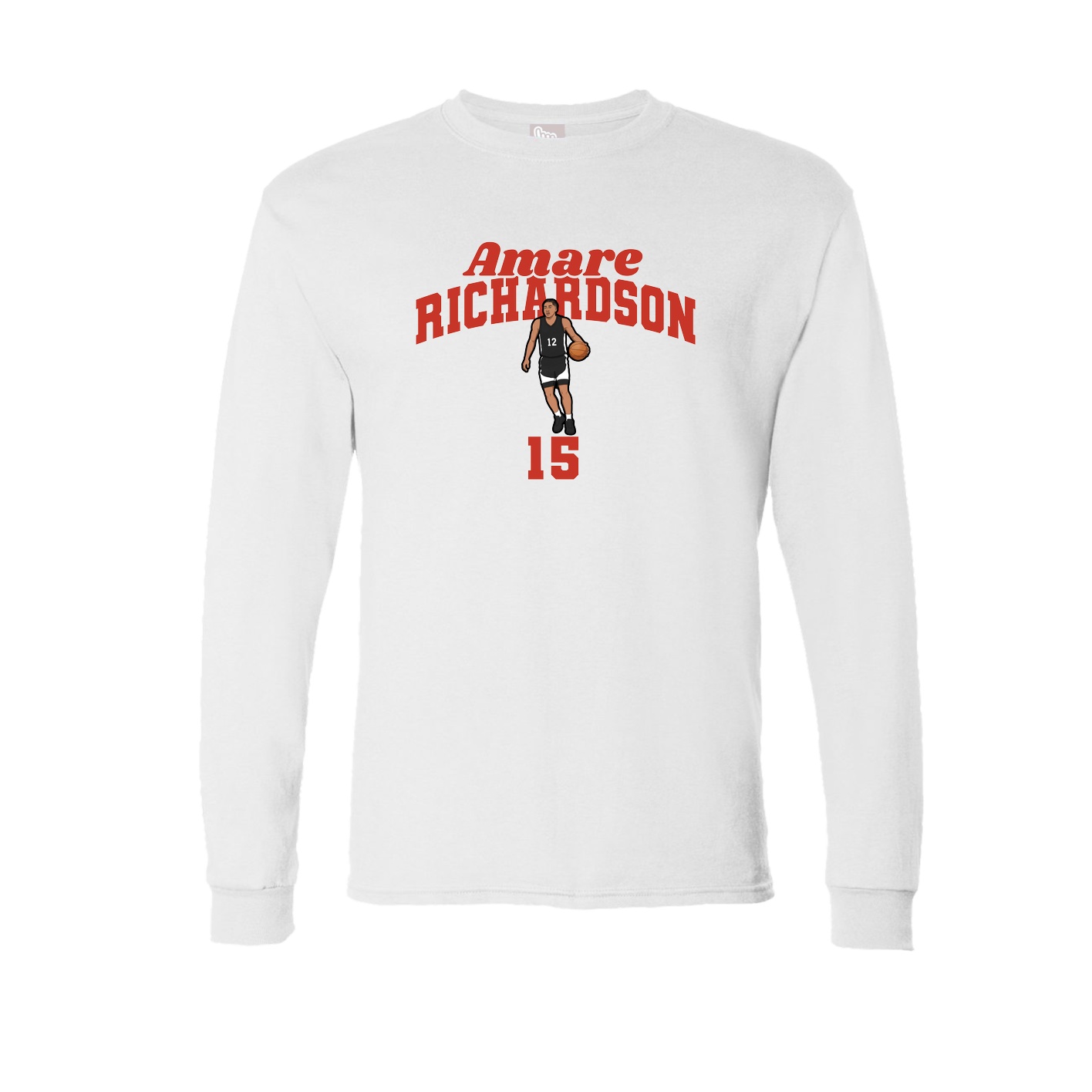 Long Sleeve Tee — Signature Arch in White