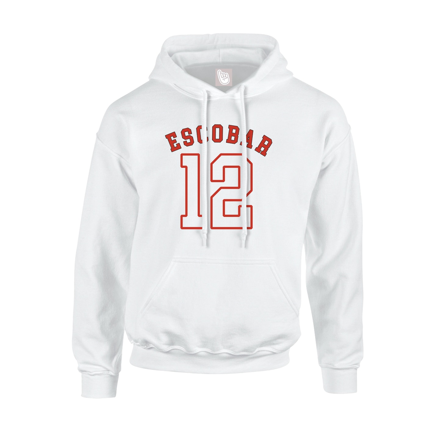 Youth Hoodie — Shirsey Arch in White
