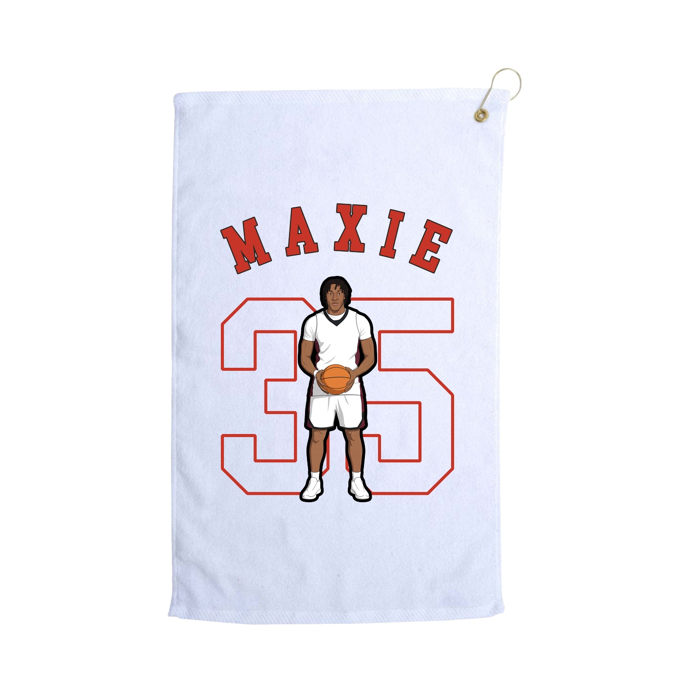 Golf Towel — Shirsey Arch in White