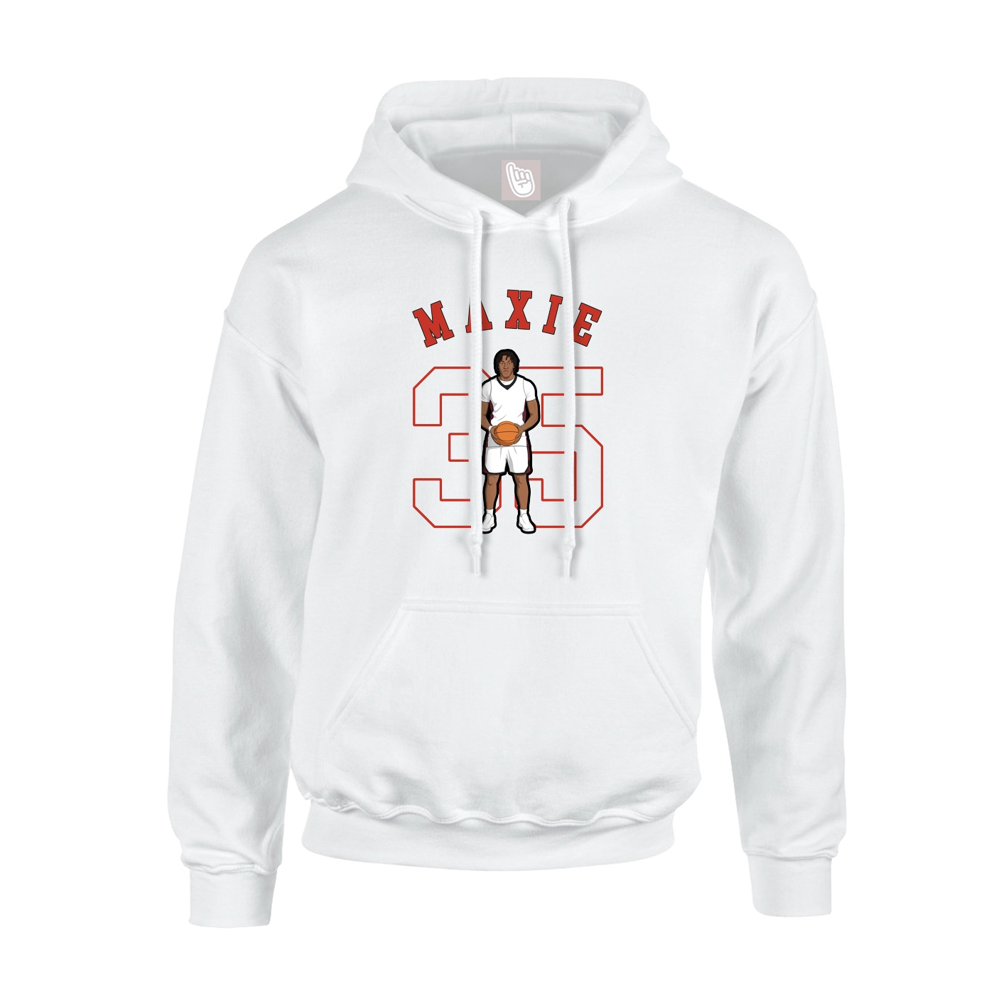 Youth Hoodie — Shirsey Arch in White