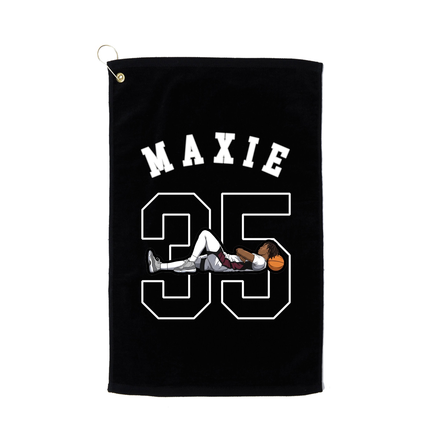 Golf Towel — Shirsey Arch in Black