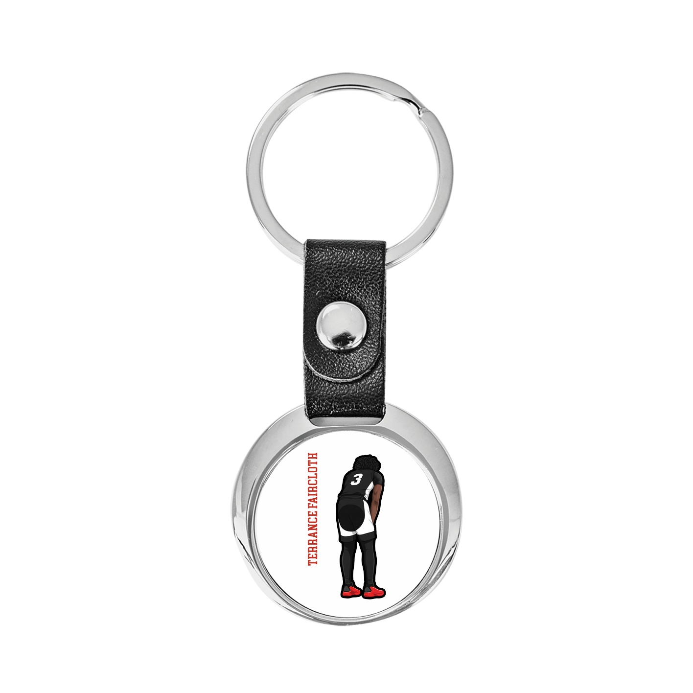 Key Chain — Name Vertical in Classic