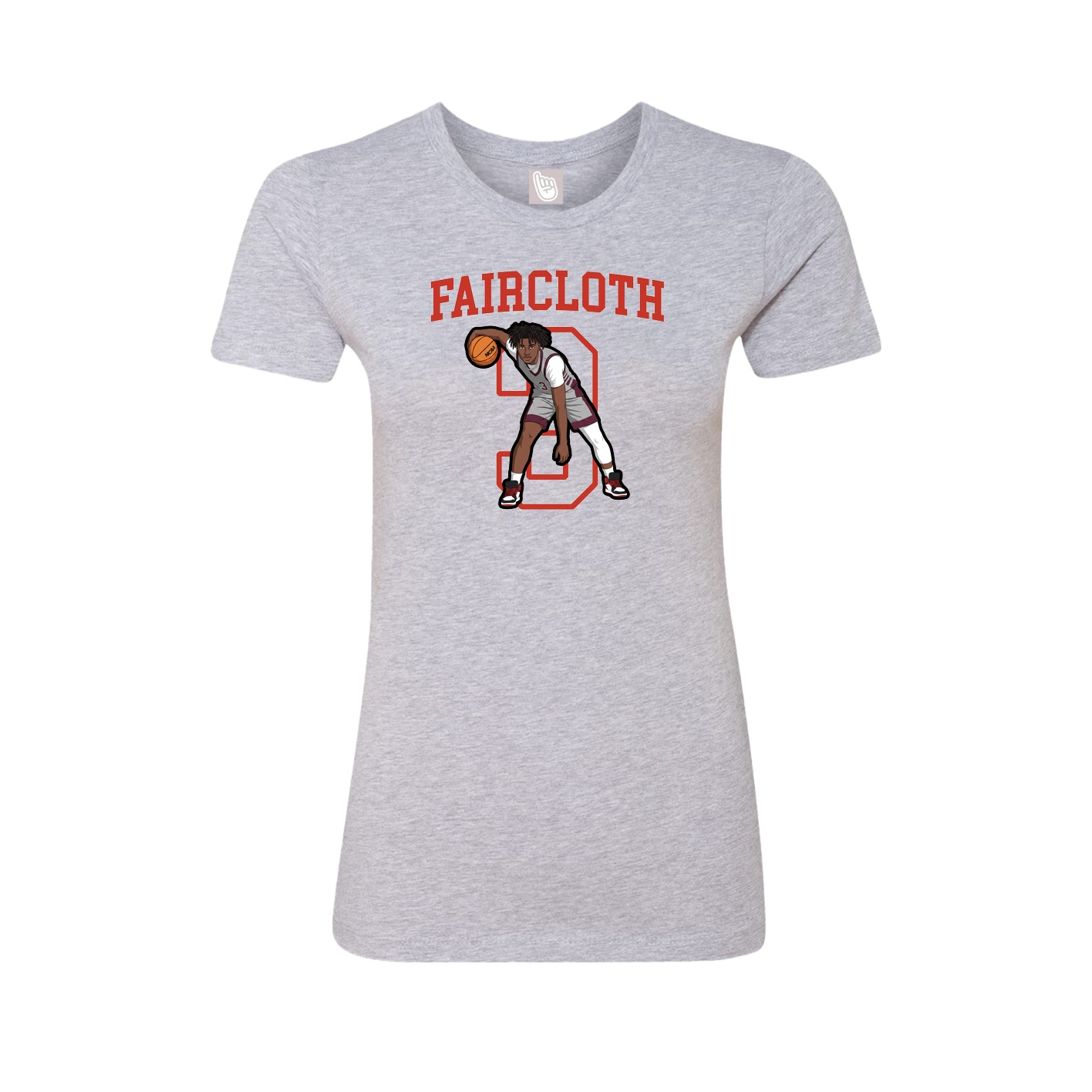 Fitted Women's Tee — Shirsey in Grey