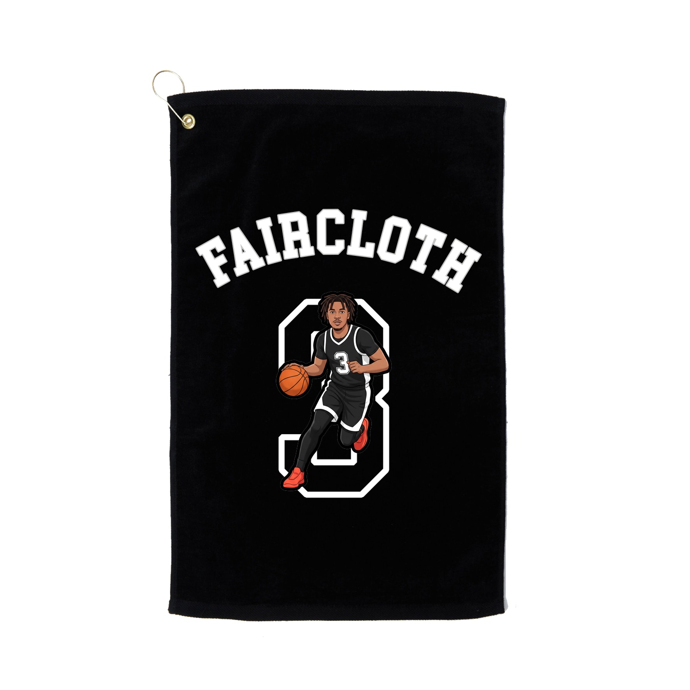 Golf Towel — Shirsey Arch in Black