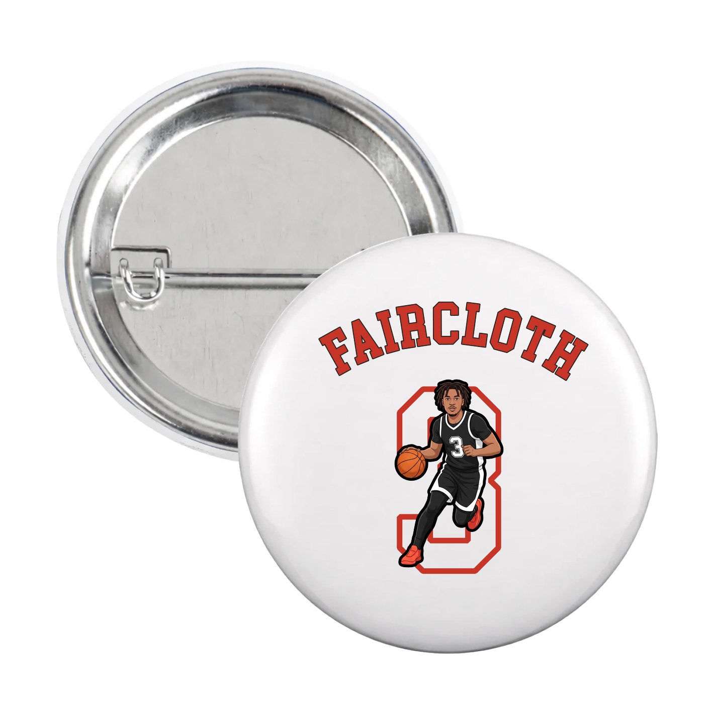 Game Day Button — Shirsey Arch in White