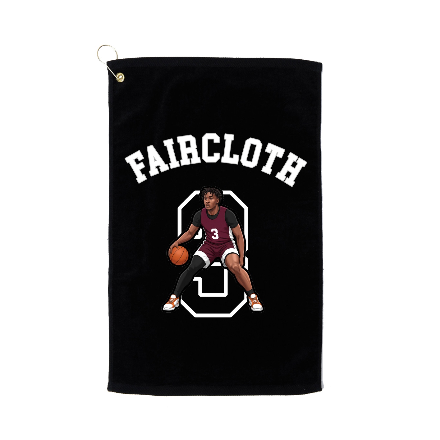 Golf Towel — Shirsey Arch in Black