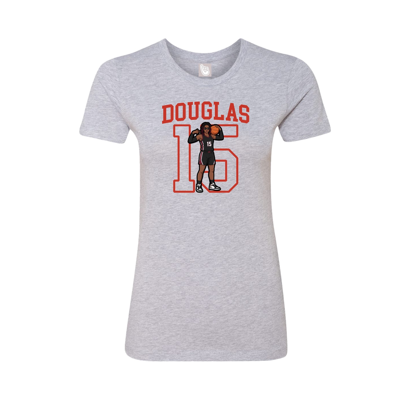 Fitted Women's Tee — Shirsey in Grey