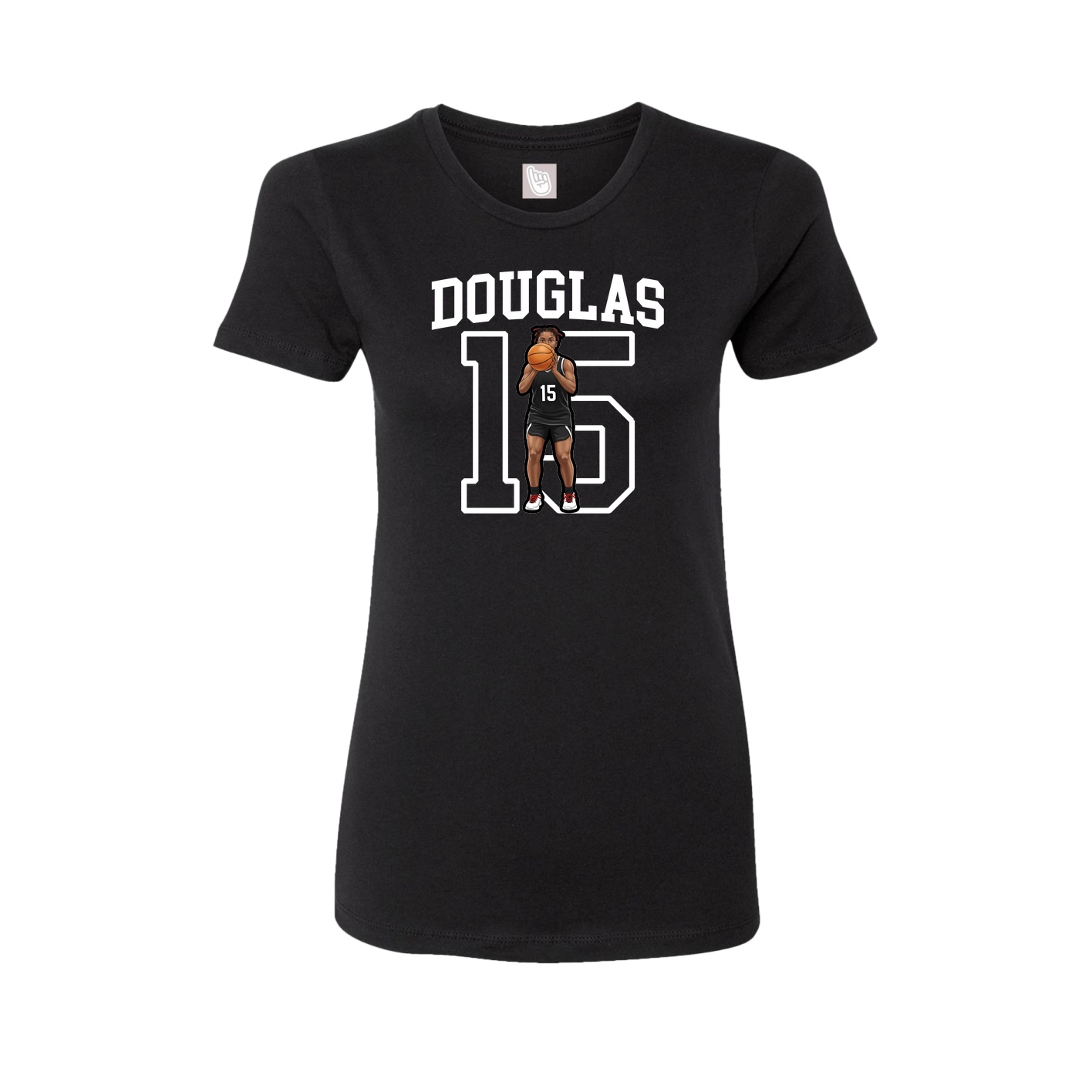 Fitted Women's Tee — Shirsey in Black