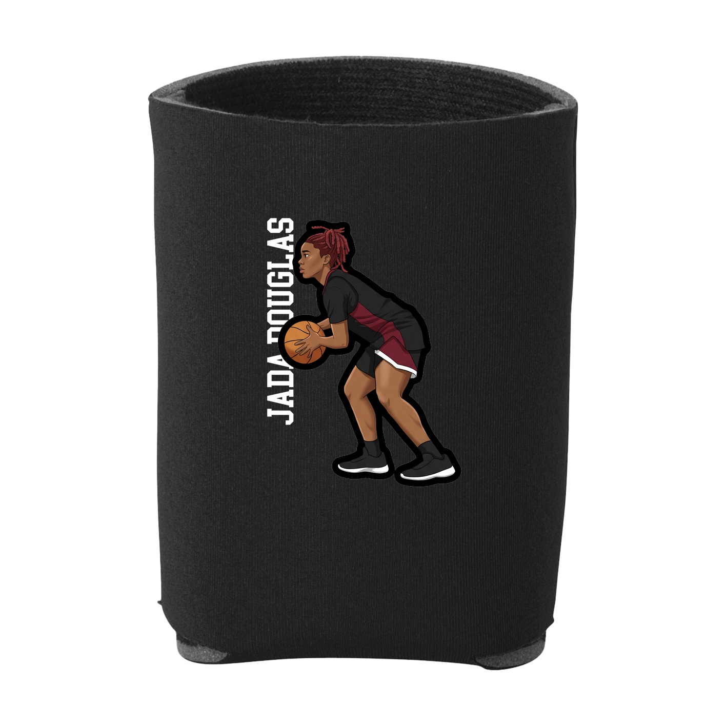 Can Holder — Name Vertical in Black