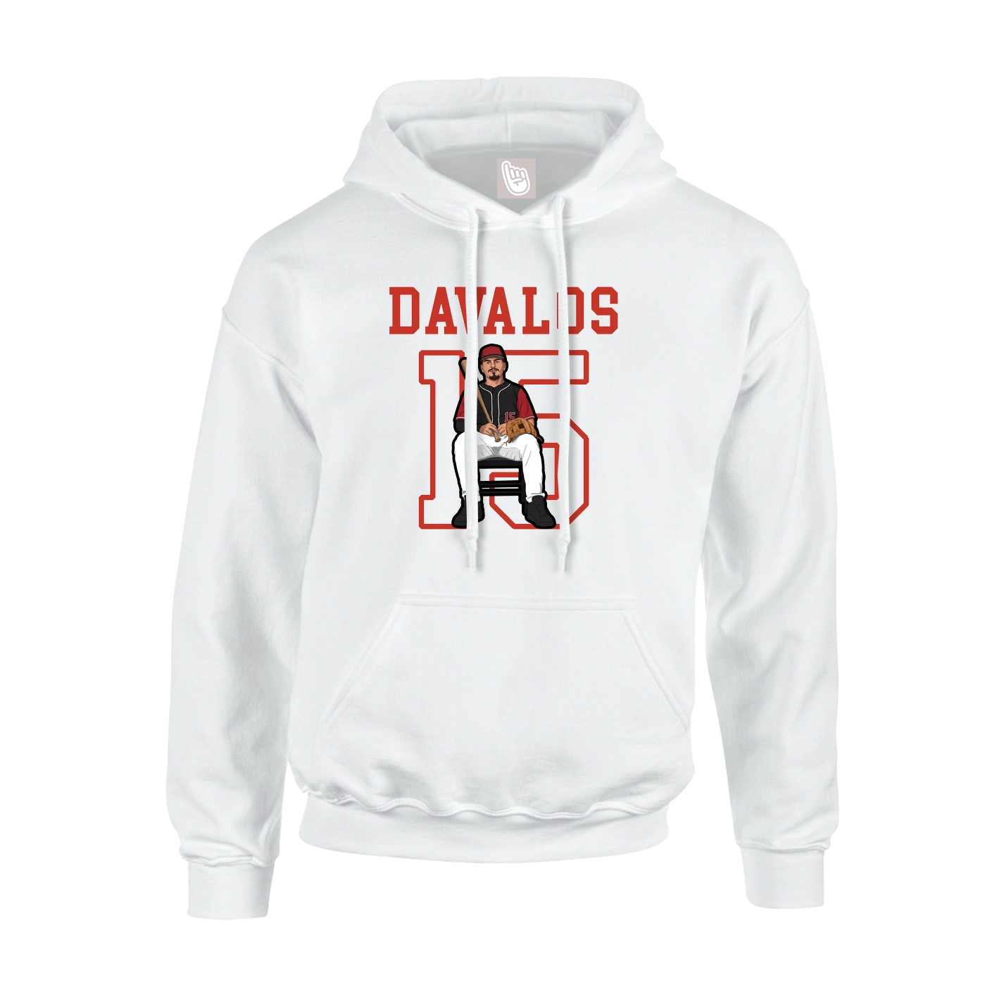 Hoodie — Shirsey in White