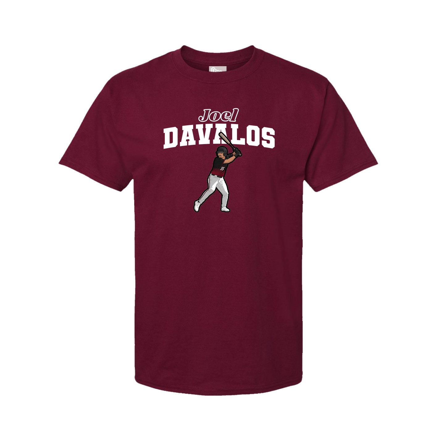 Youth Tee — Name Arch in Cardinal