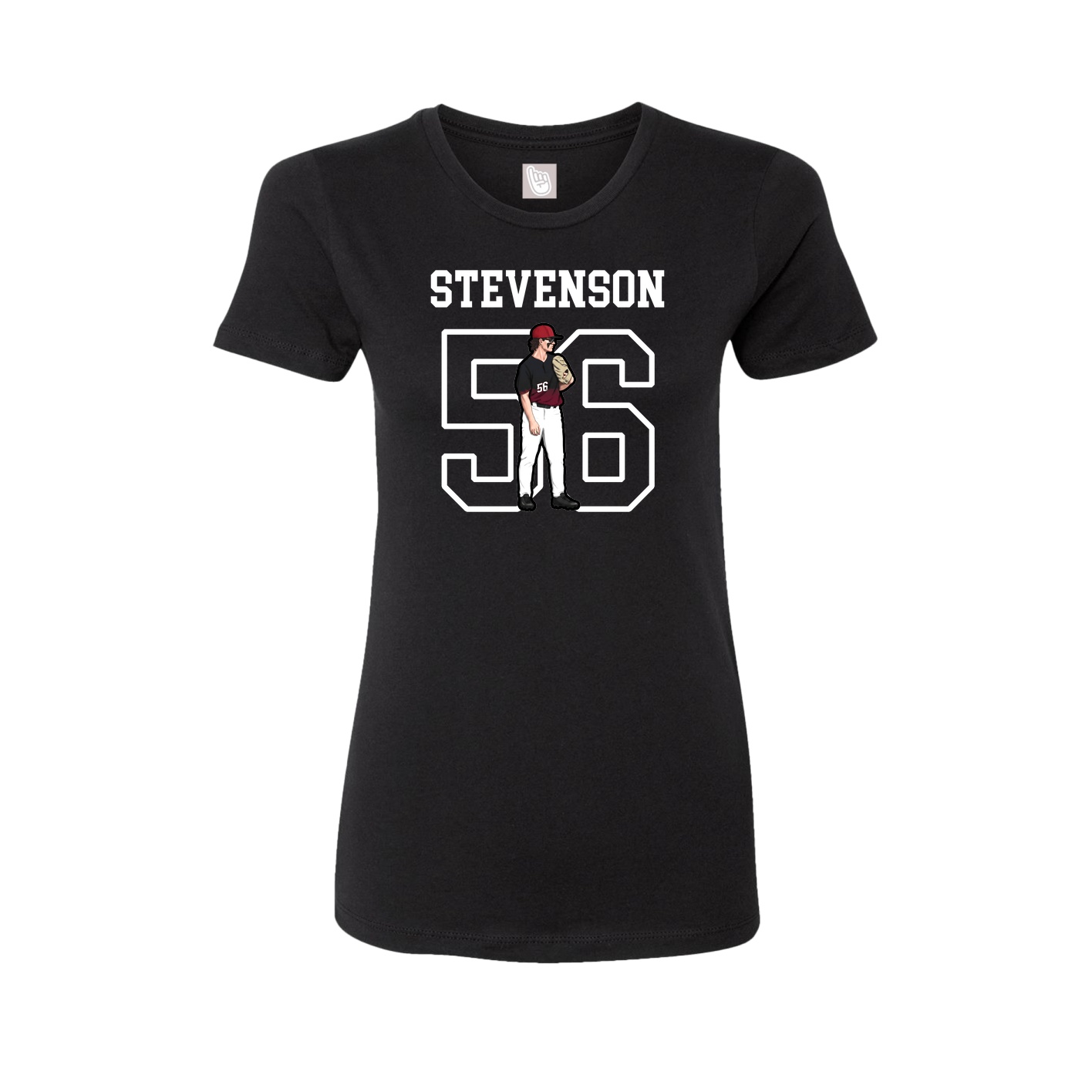 Fitted Women's Tee — Shirsey in Black