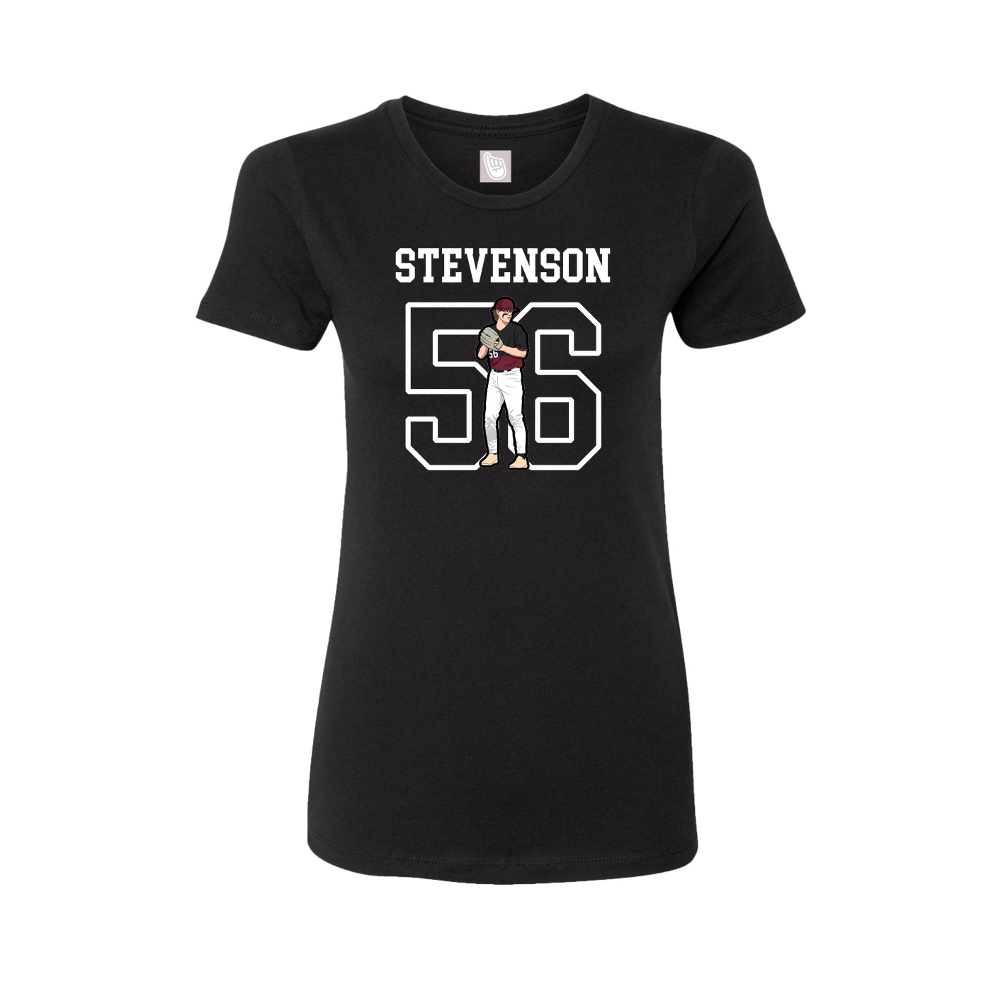 Fitted Women's Tee — Shirsey in Black