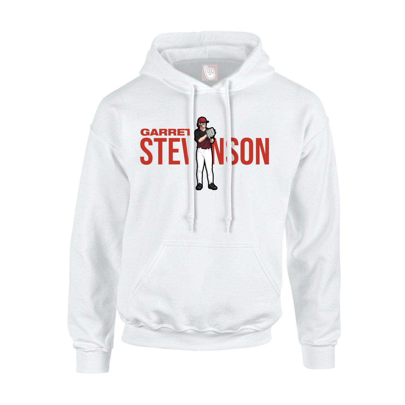 Hoodie — Player Name in White