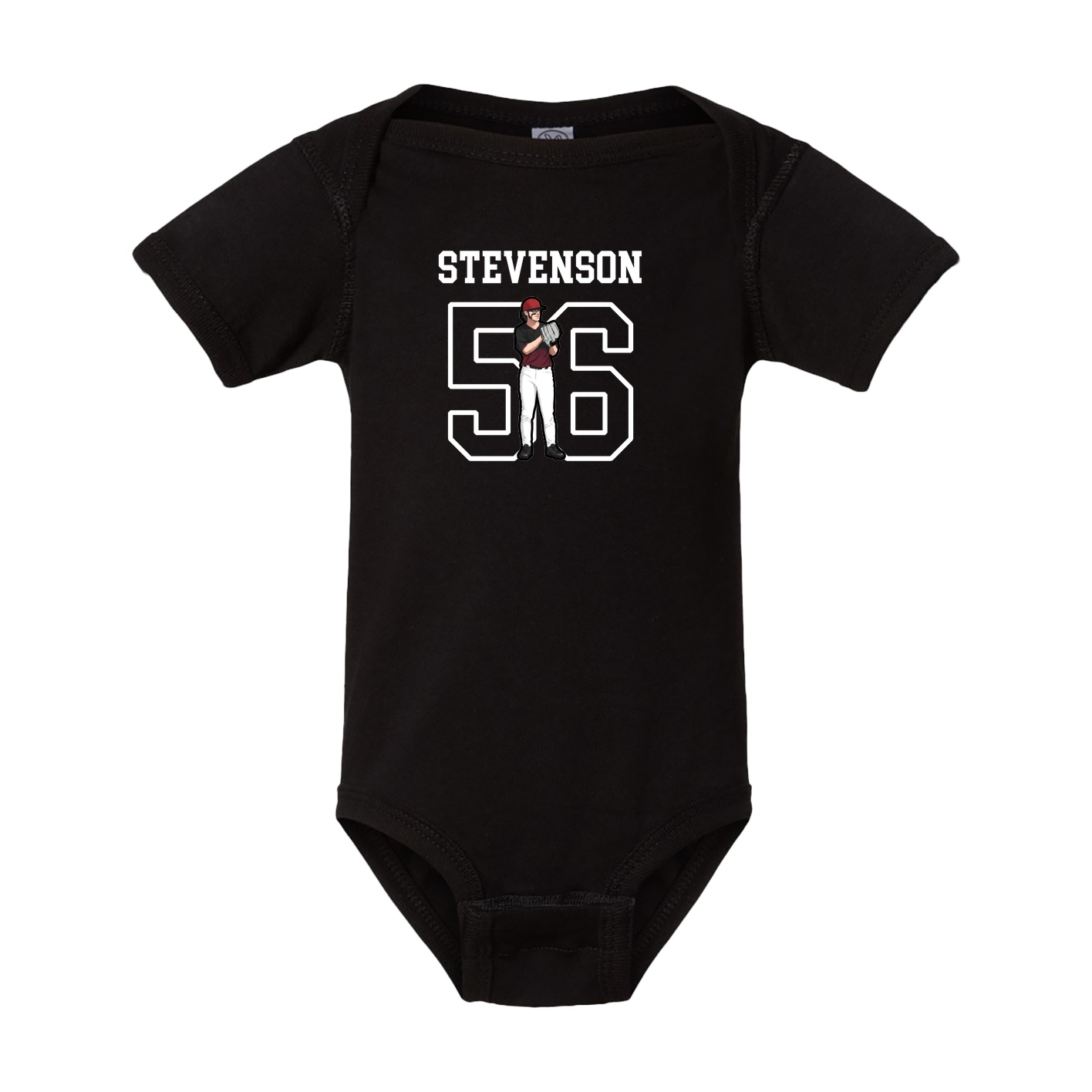Baby Onesie — Shirsey in Black