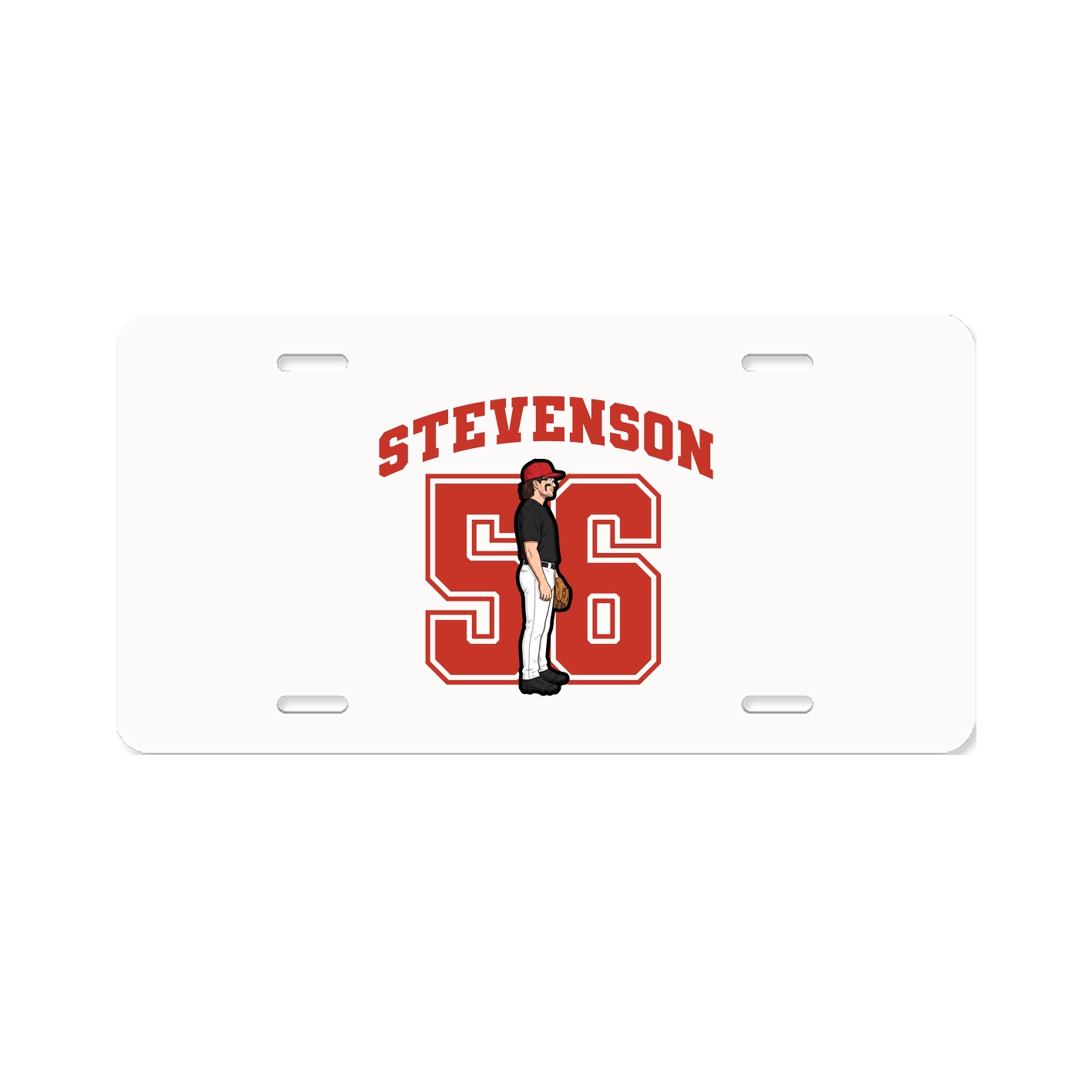 License Plate — Number in Classic