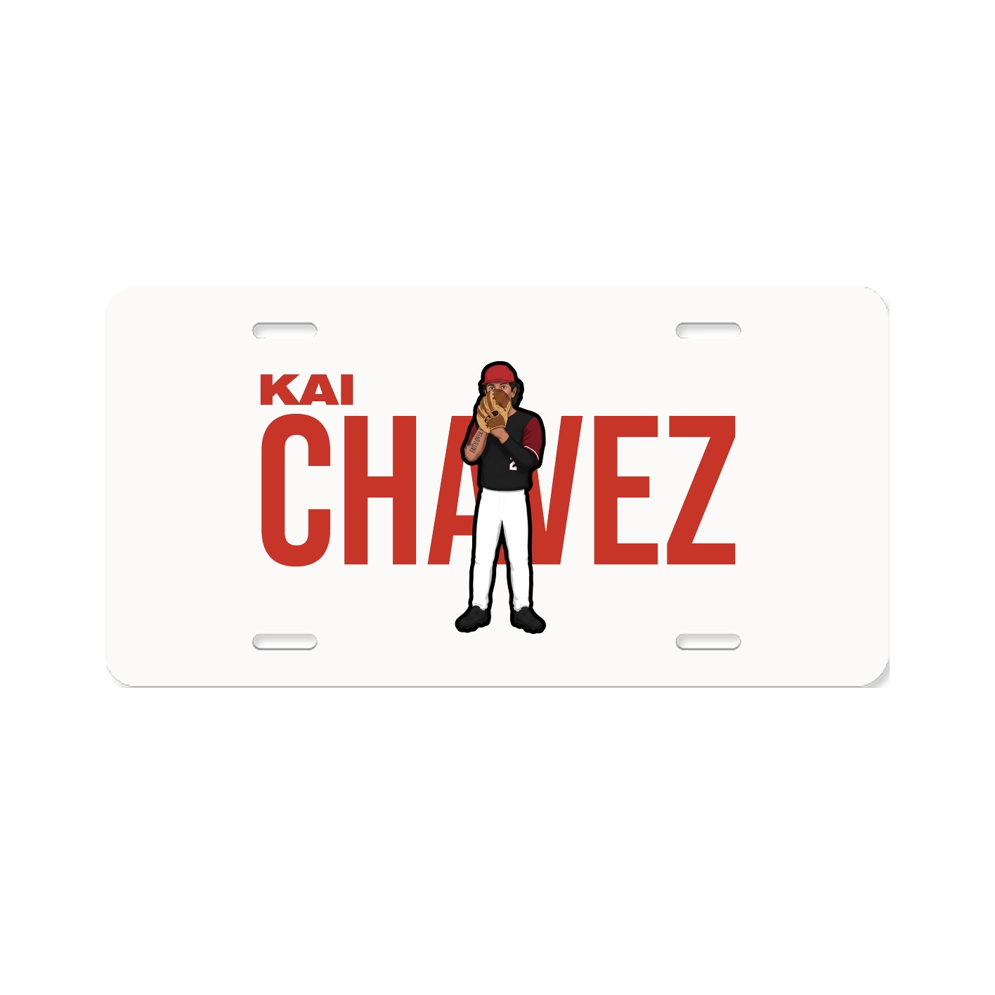 License Plate — Player Name in Classic