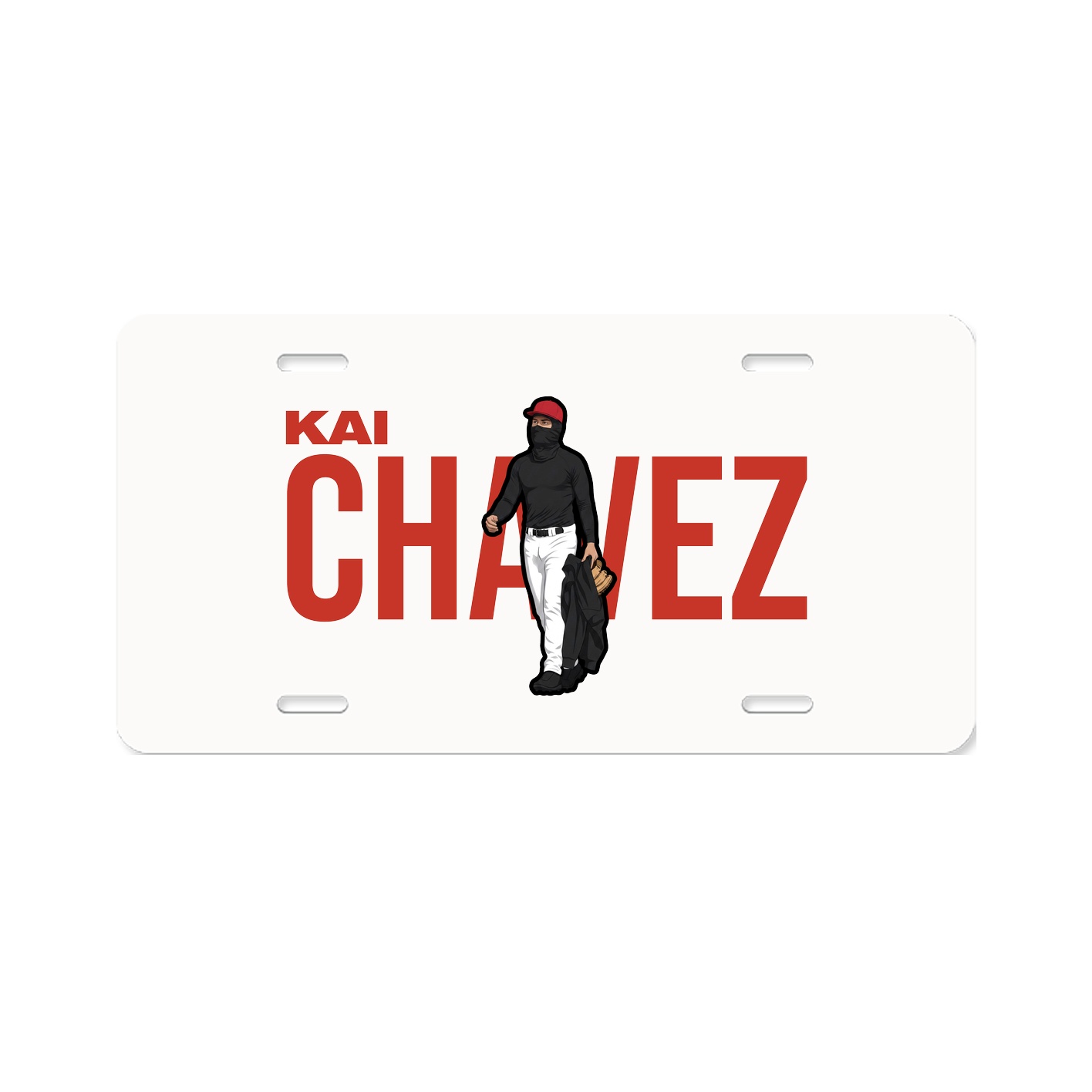 License Plate — Player Name in Classic