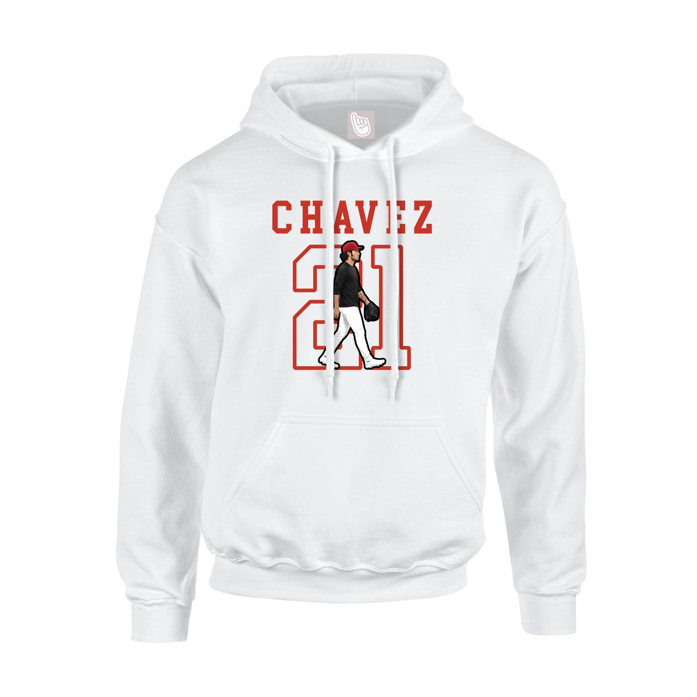Youth Hoodie — Shirsey in White