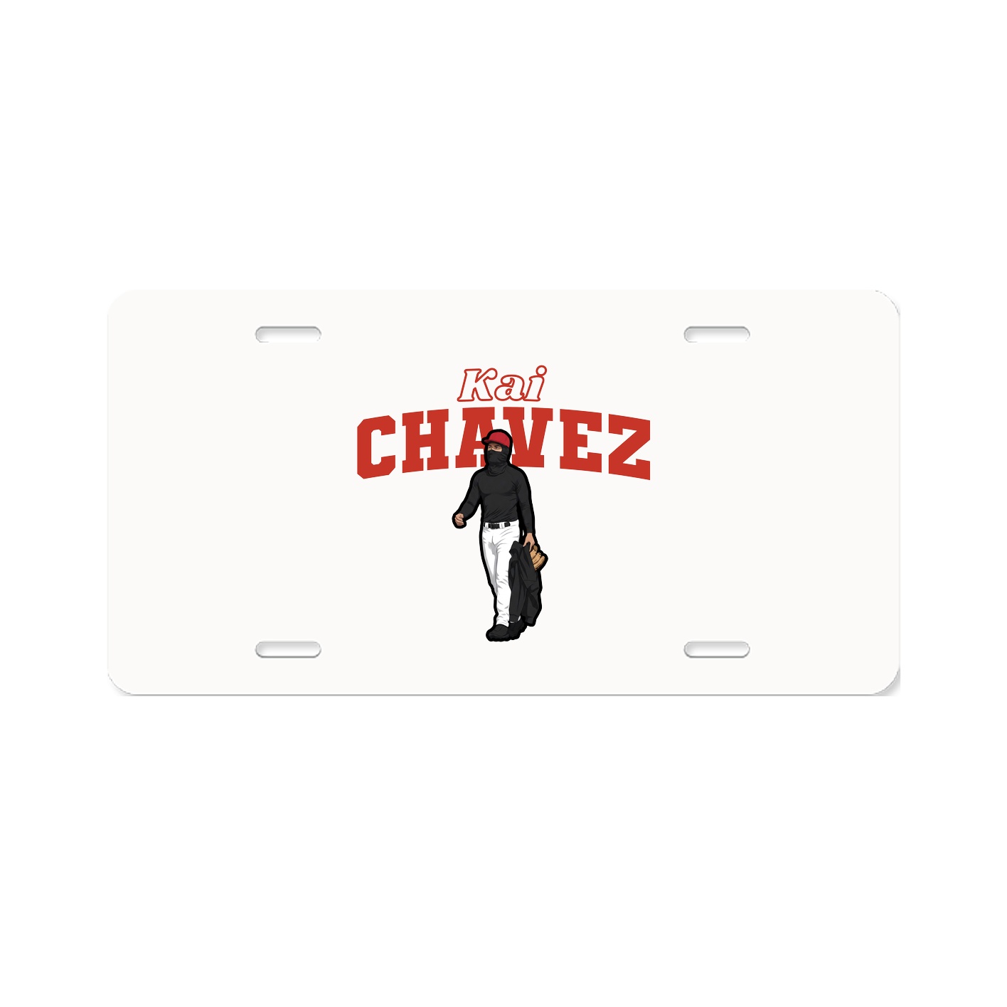 License Plate — Name Arch in Classic