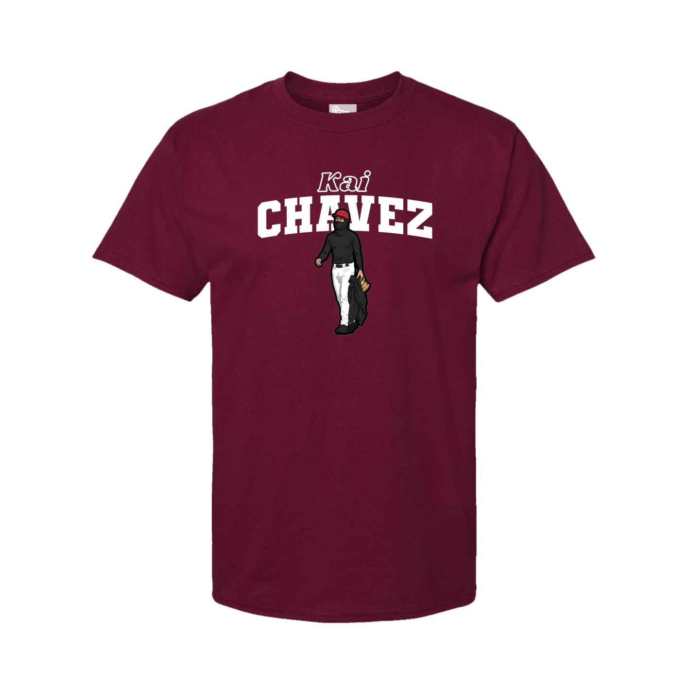 Youth Tee — Name Arch in Cardinal