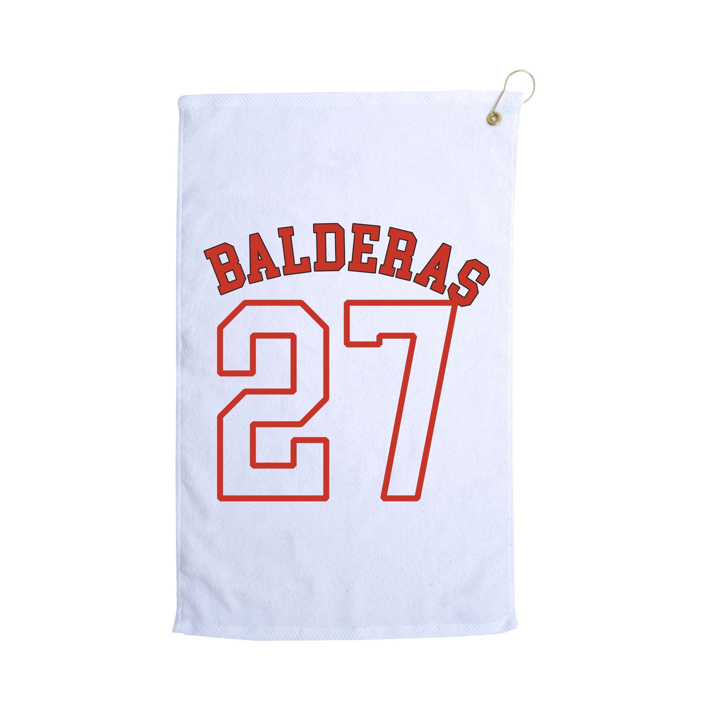 Golf Towel — Shirsey Arch in White
