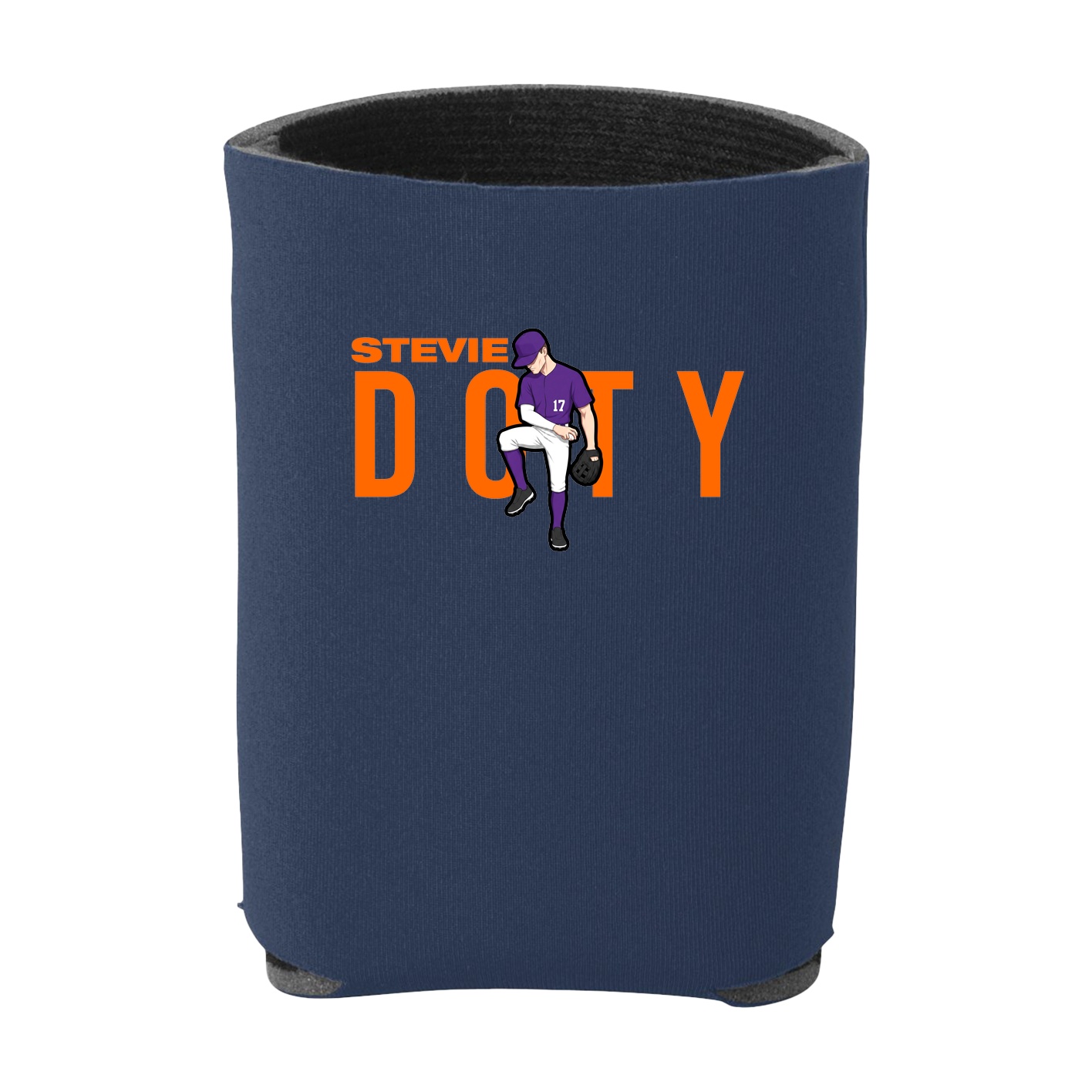 Can Holder — Player Name in Navy