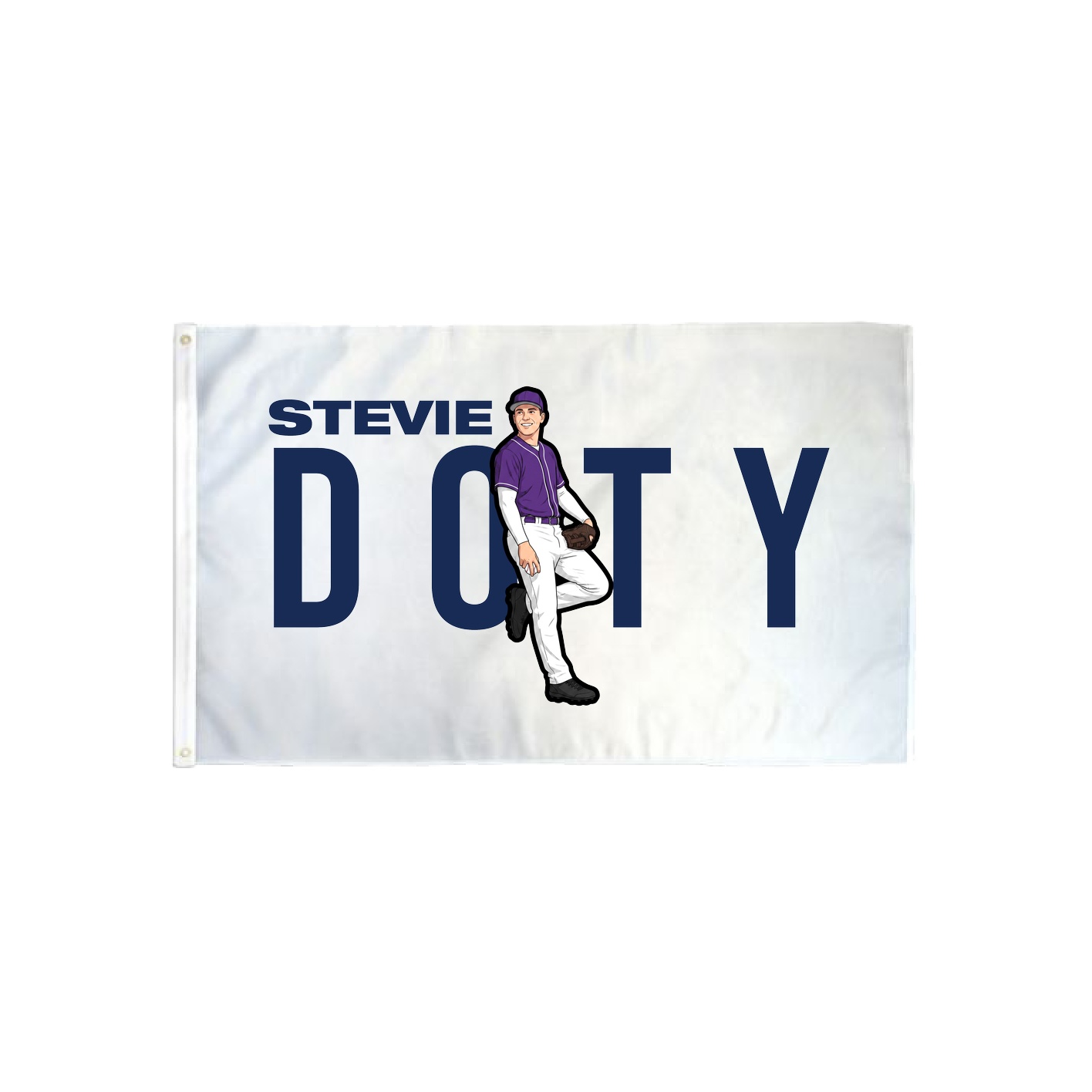 3x5 Flag — Player Name in Classic