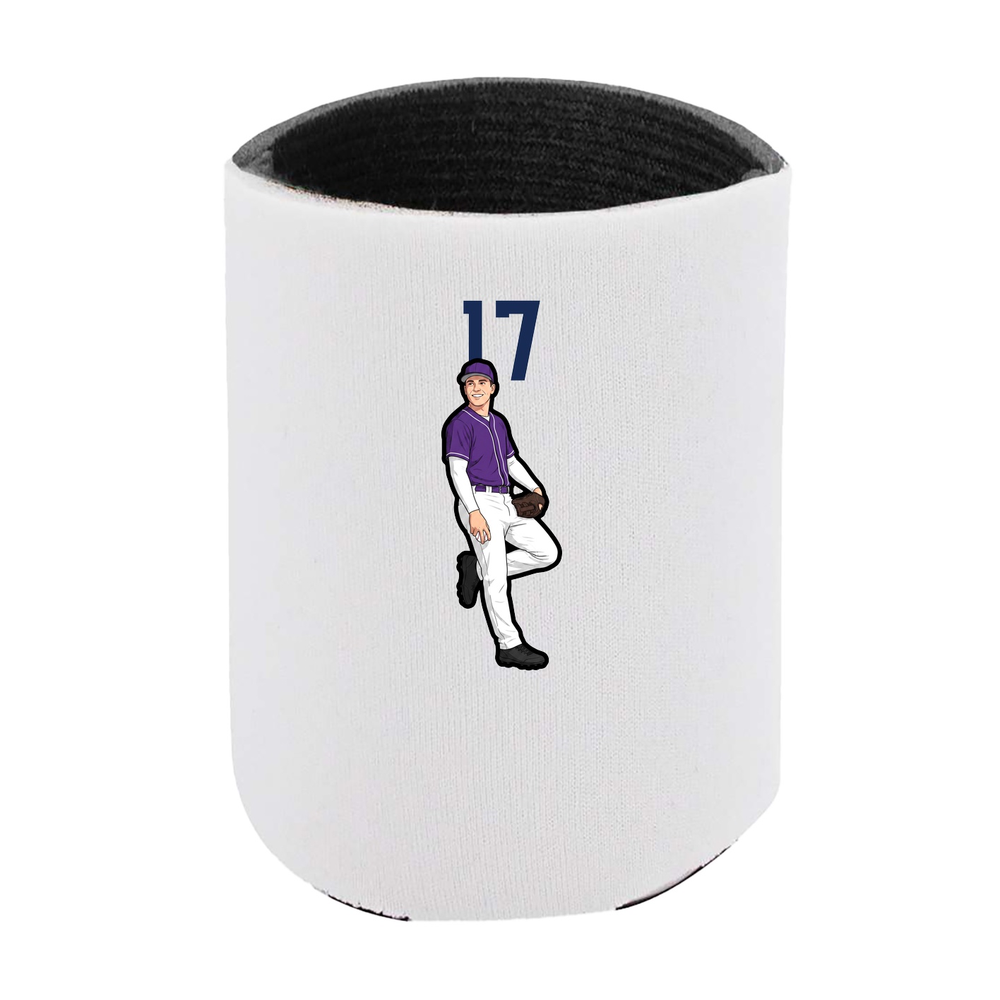 Can Holder — Number Top in White