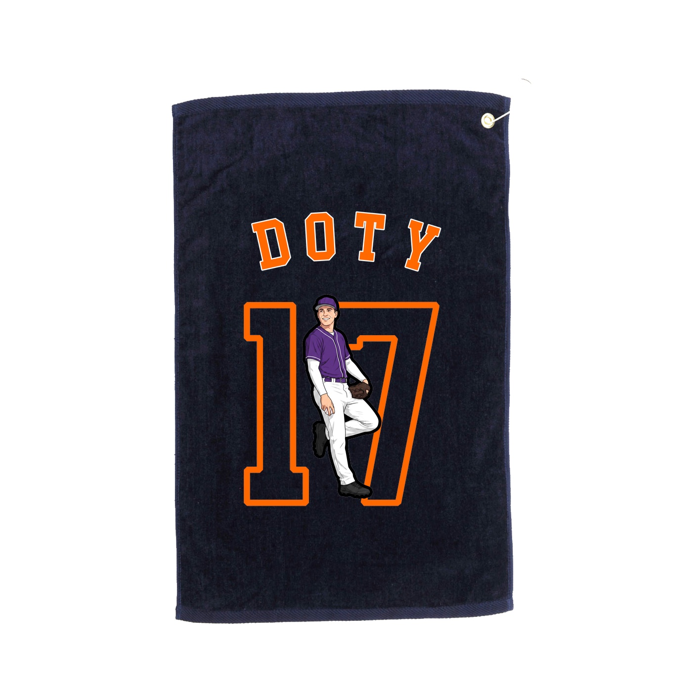 Golf Towel — Shirsey Arch in Navy
