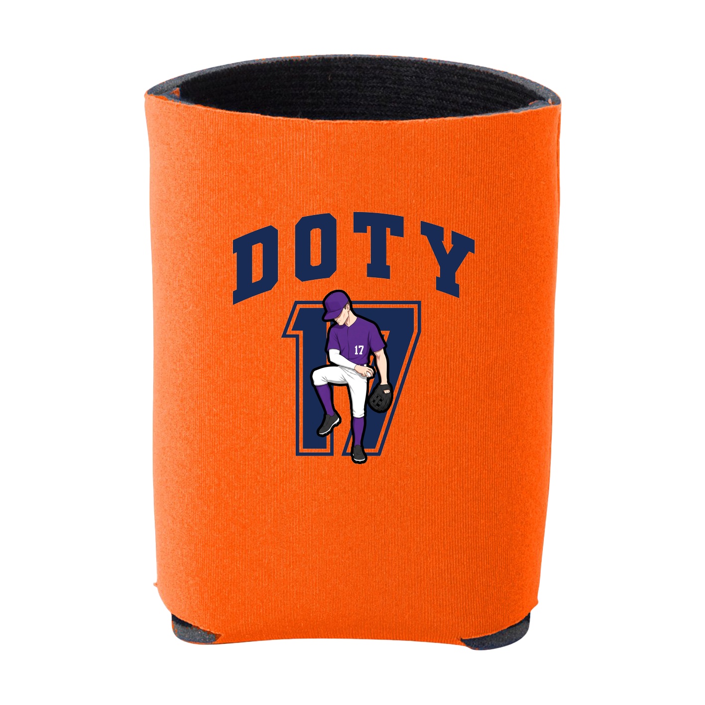 Can Holder — Number in Orange