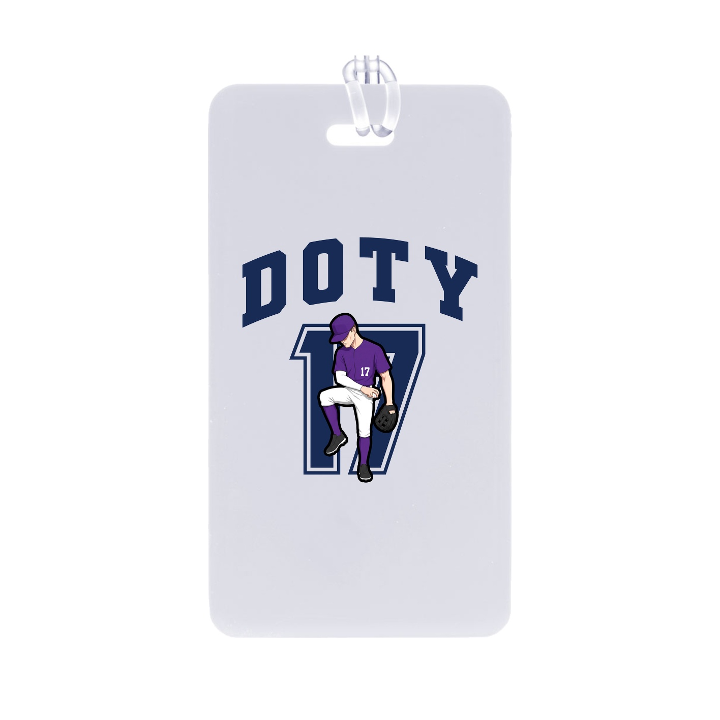 Bag Tag — Number in Classic