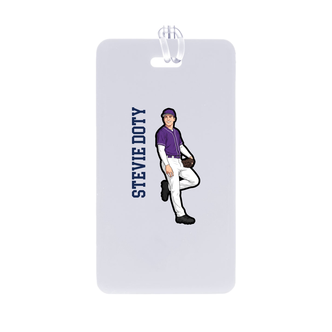 Bag Tag — Name Vertical in Classic