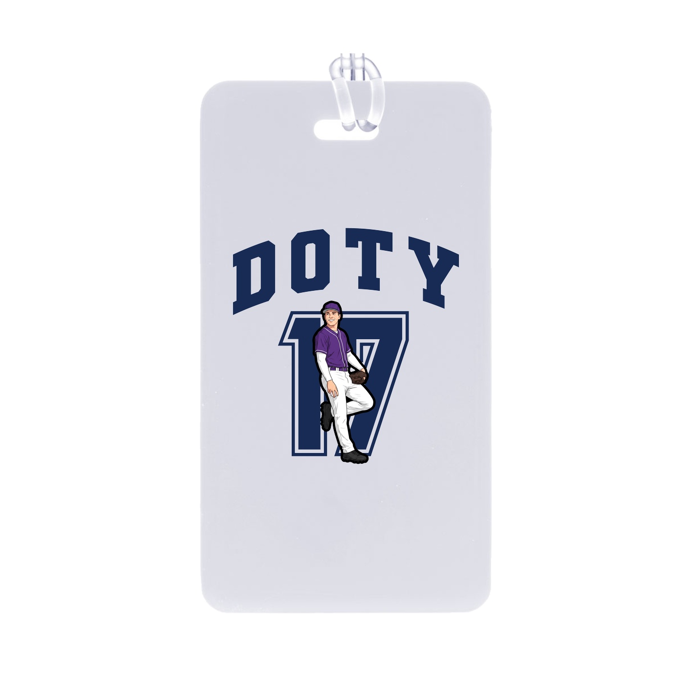 Bag Tag — Number in Classic
