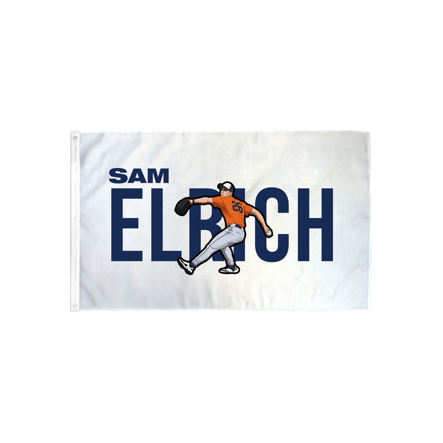 3x5 Flag — Player Name in Classic