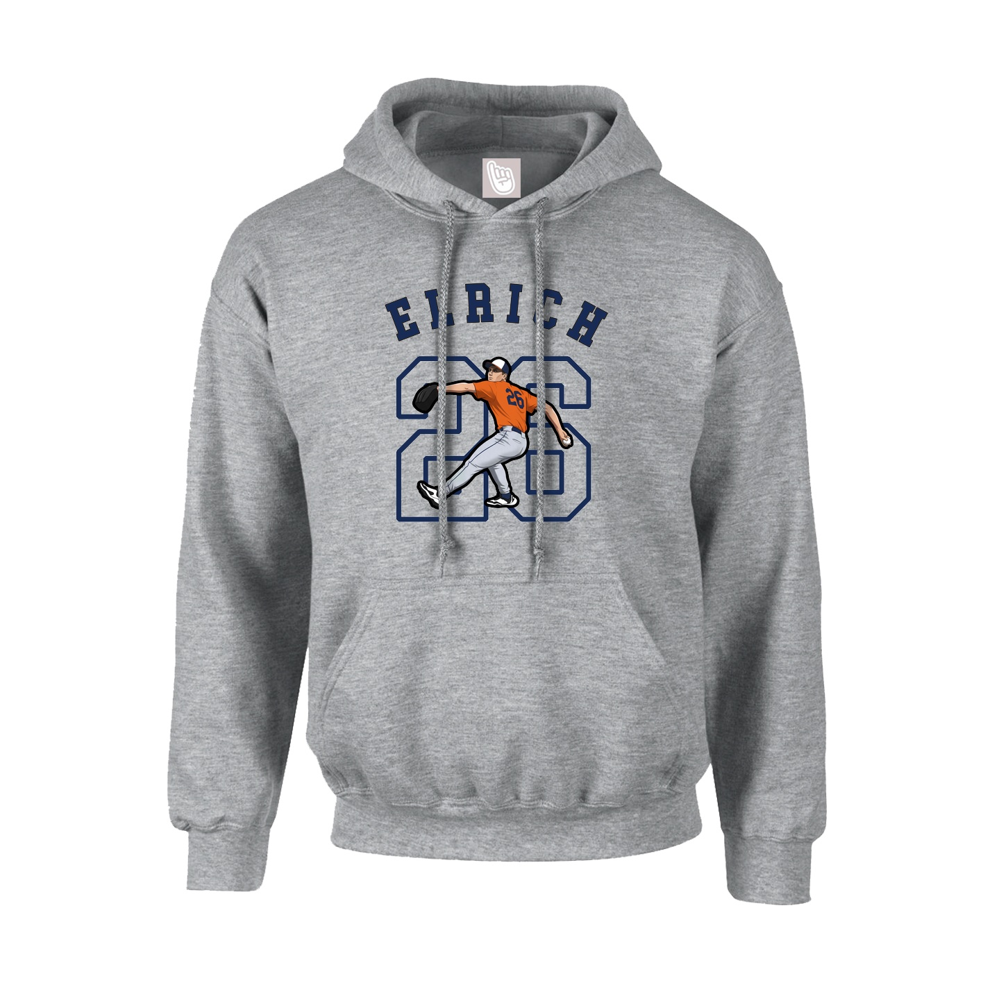 Hoodie — Shirsey Arch in Grey