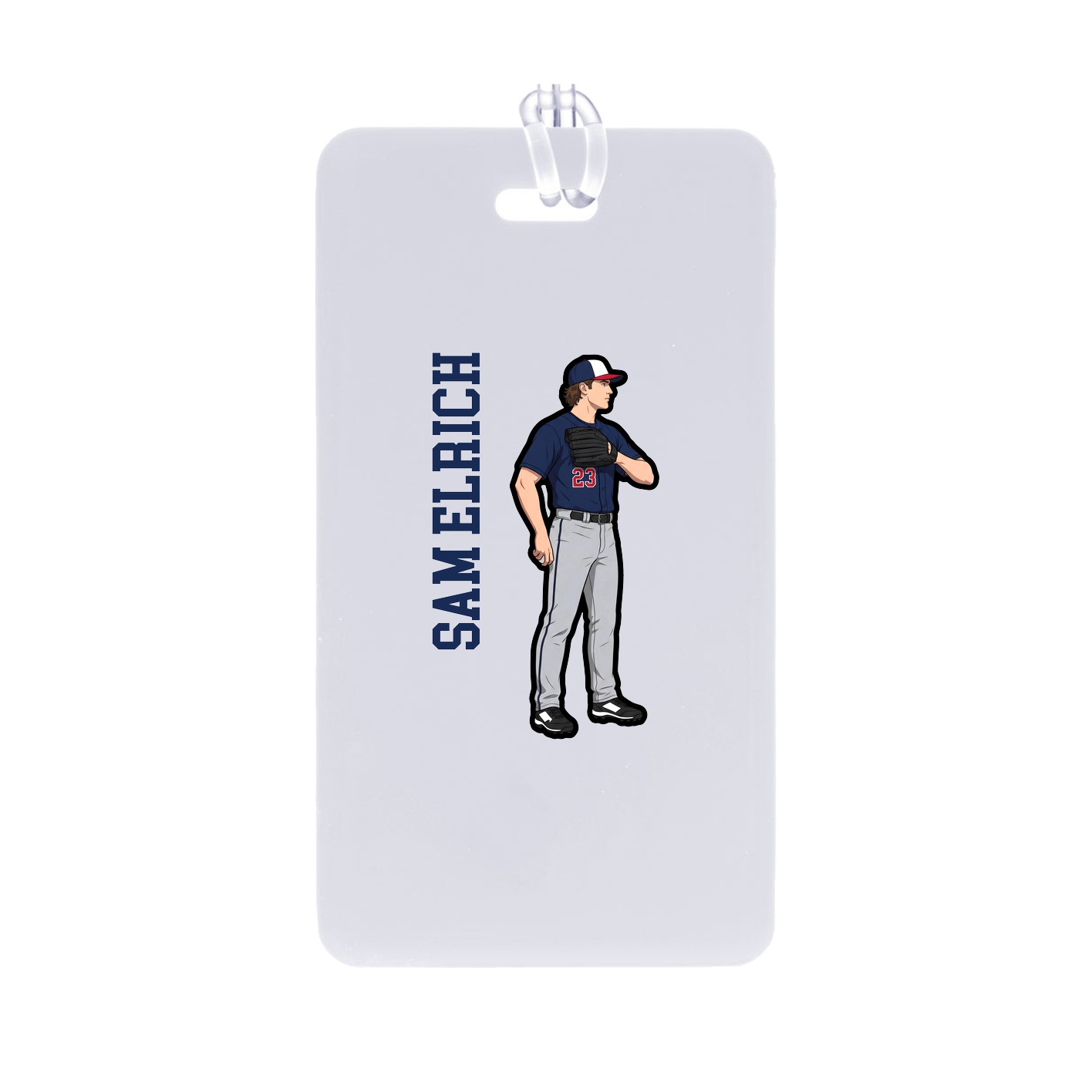 Bag Tag — Name Vertical in Classic